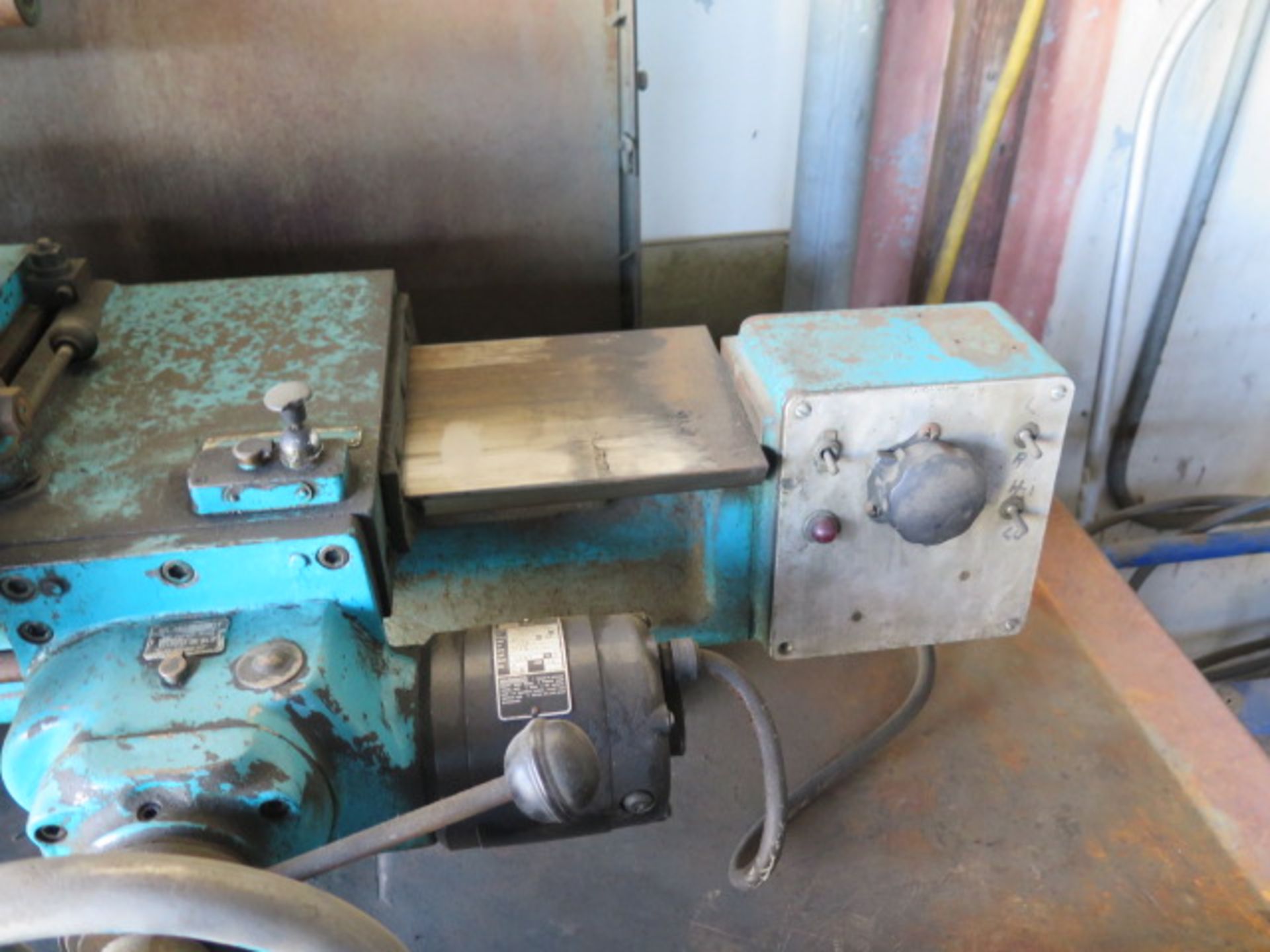 Hardinge HC Hand Chucker s/n 27469 w/ Threading Attachment, 8-Station Turret, Power Feeds,SOLD AS IS - Image 7 of 12