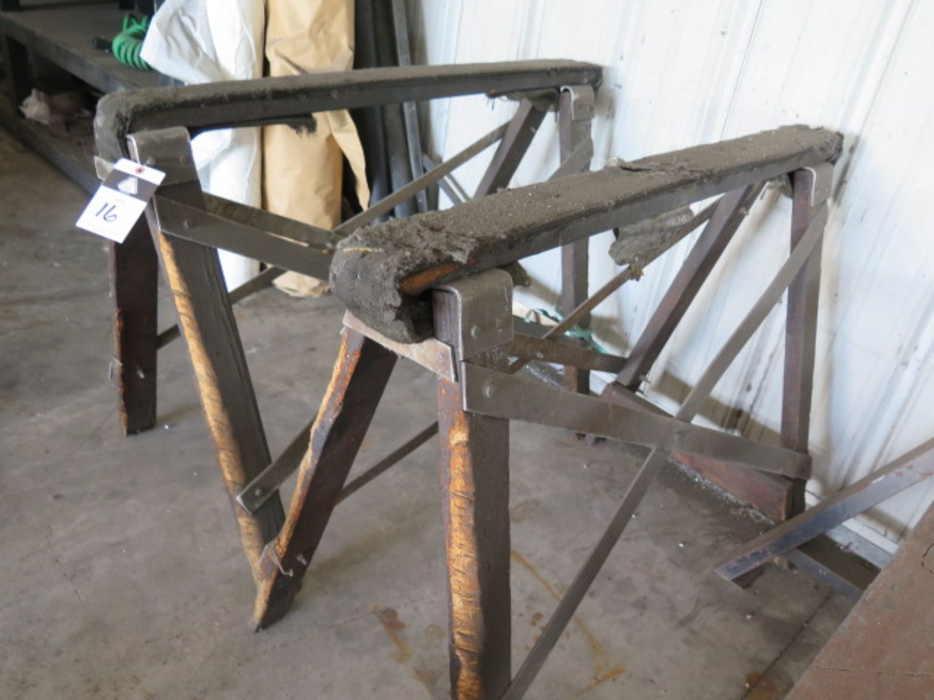 Steel Sawhorses (SOLD AS-IS – NO WARRANTY) - Image 3 of 3