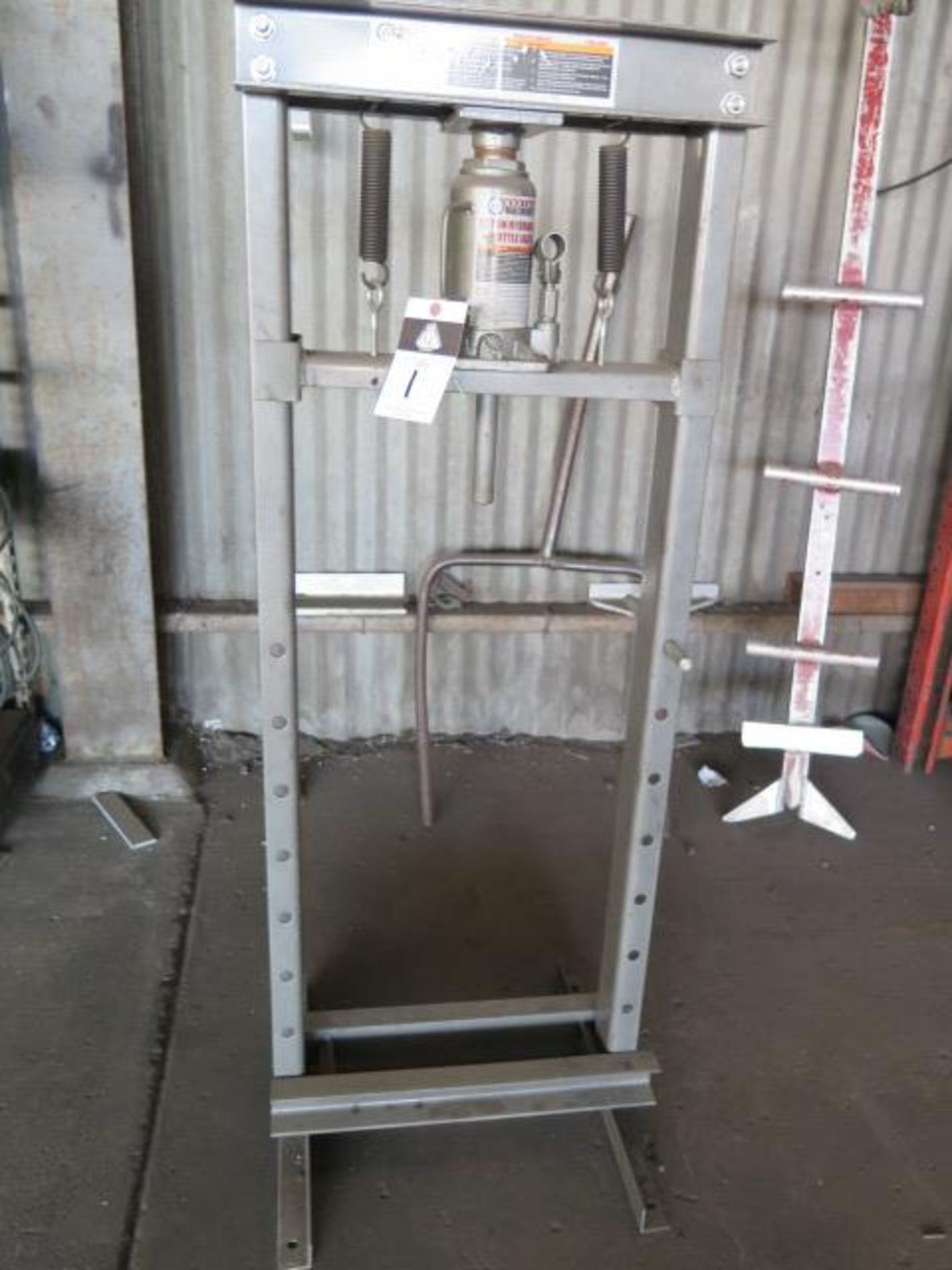 Central Machinery 12-Ton Hydraulic H-Frame Press (SOLD AS-IS – NO WARRANTY)