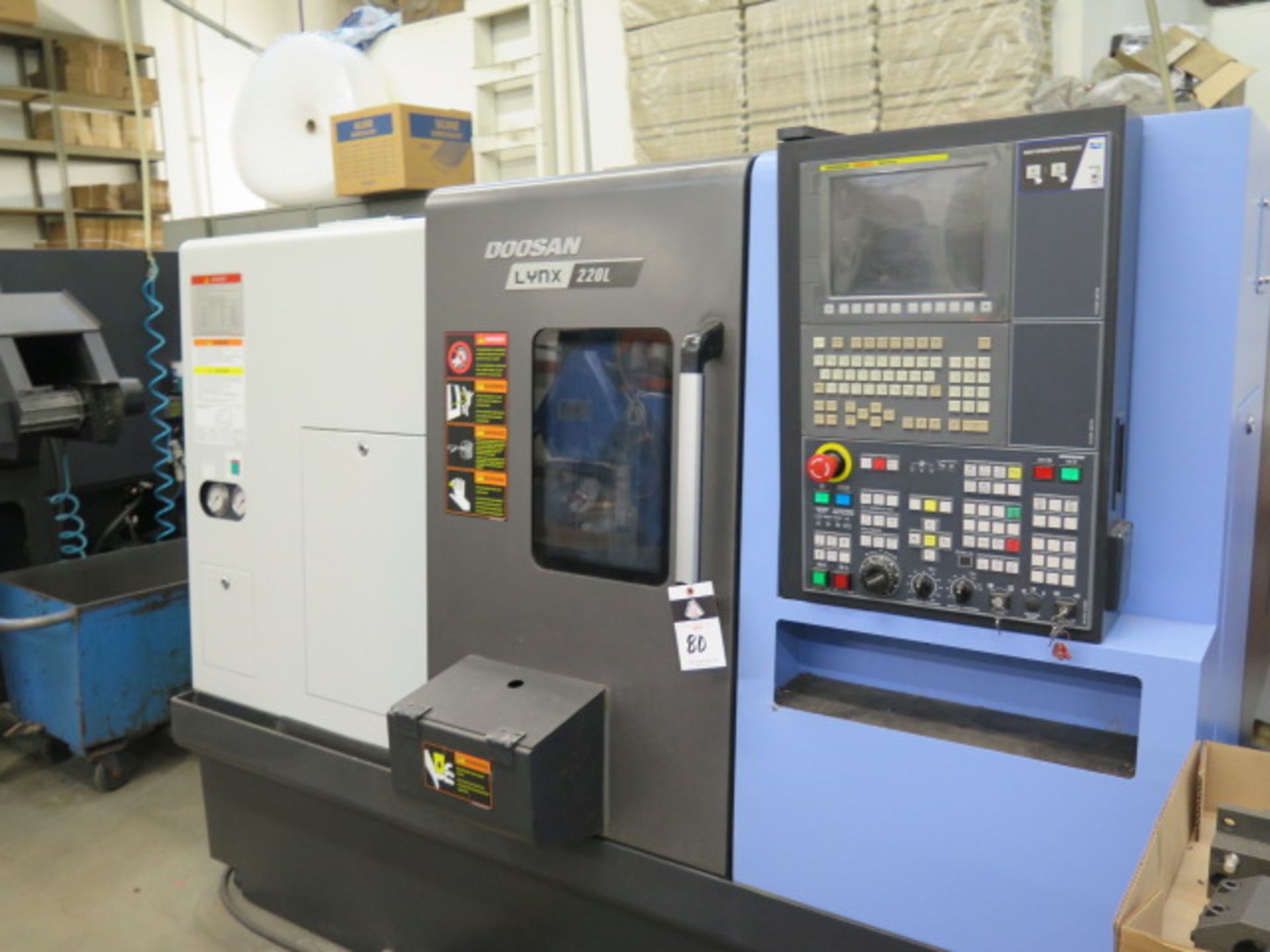 NOV/2015 Doosan LYNX 220LC CNC Turning Center s/n ML0022-006455 w/ Fanuc i Series, SOLD AS IS - Image 2 of 19