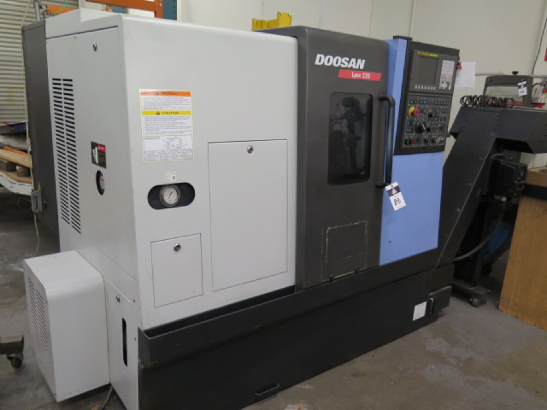 2009 Doosan LYNX 220A CNC Turning Center s/n L2203820 w/ Doosan-Fanuc i Series Controls, SOLD AS IS - Image 2 of 18