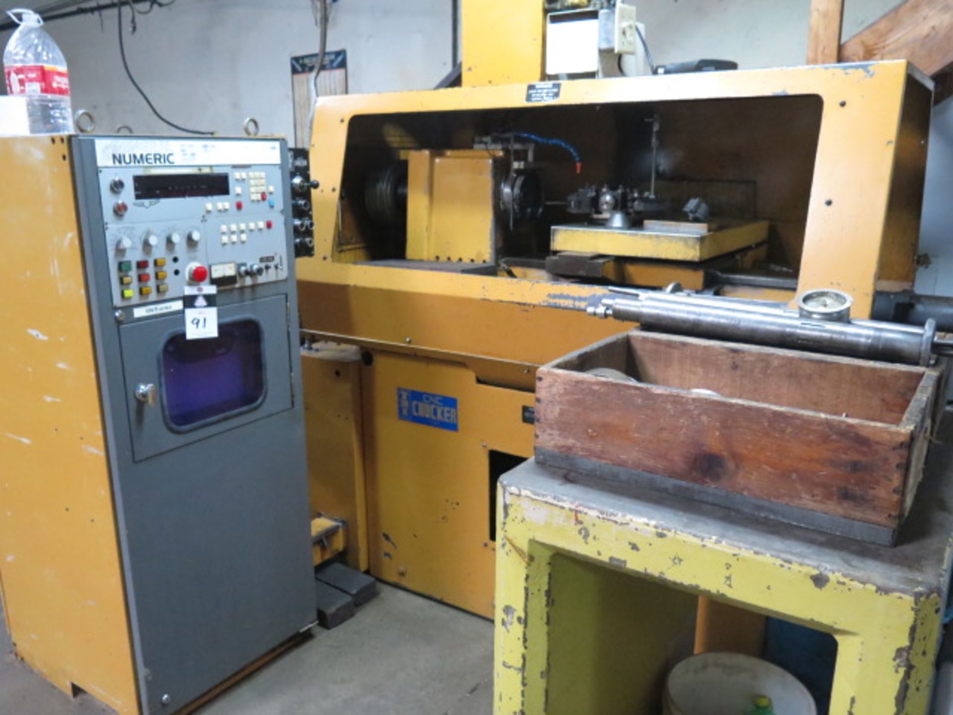 TBI CNC Chucker w/ GN 5 Series CNC Controls, 8-Station Turret, No.251 Collet Spindle, SOLD AS IS