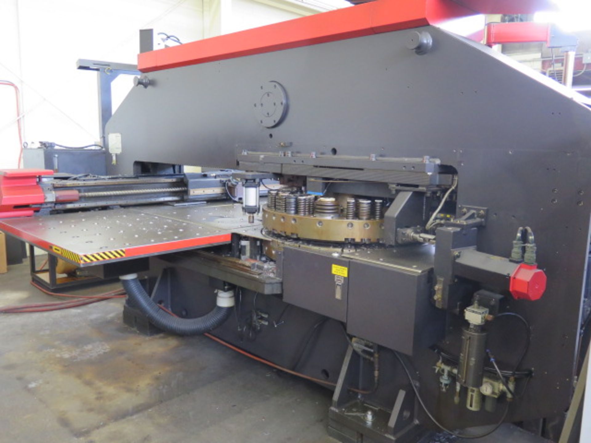 Amada VIPROS 345 30-Ton CNC Turret Punch Cell s/n 34510153 w/ 04P-C Controls, 58-Station, SOLD AS IS - Image 8 of 28