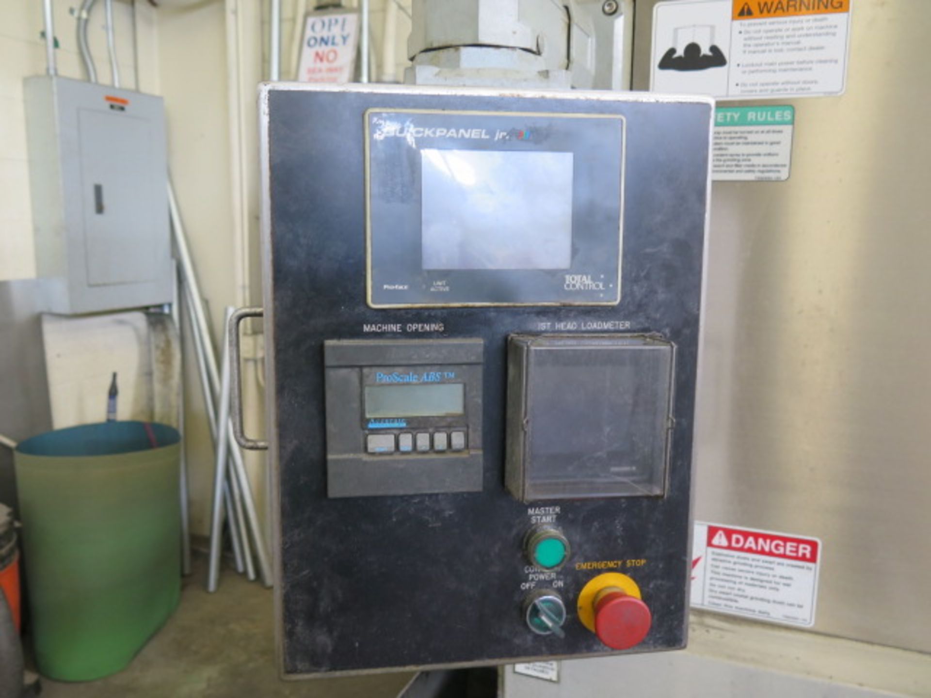 Timesavers mdl. 137-1HDMW 37" Wet-Belt Grainer s/n 26337M w/ Quick Panel Jr. PLC Control, SOLD AS IS - Image 10 of 12