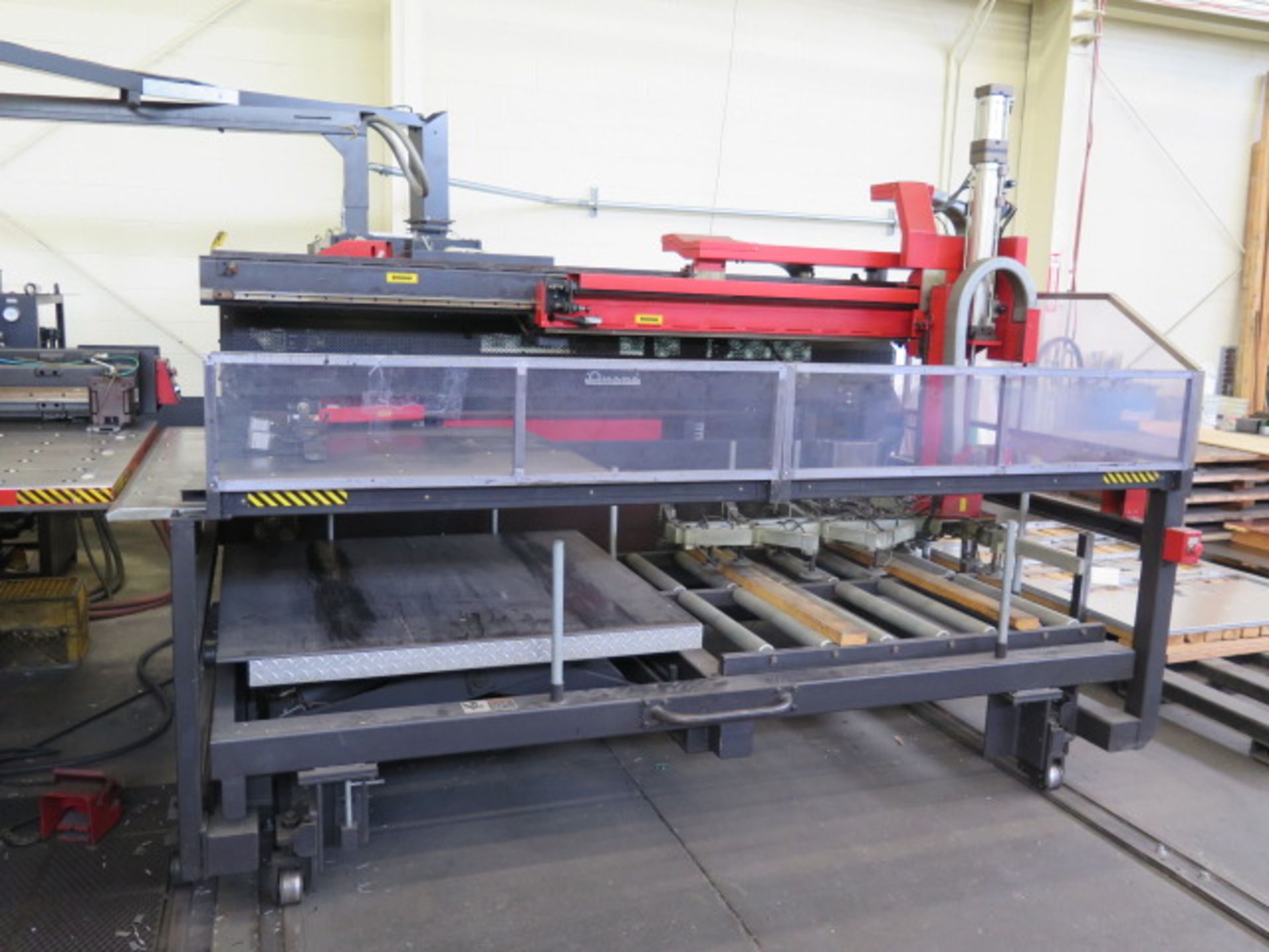 Amada VIPROS 345 30-Ton CNC Turret Punch Cell s/n 34510153 w/ 04P-C Controls, 58-Station, SOLD AS IS - Image 21 of 28