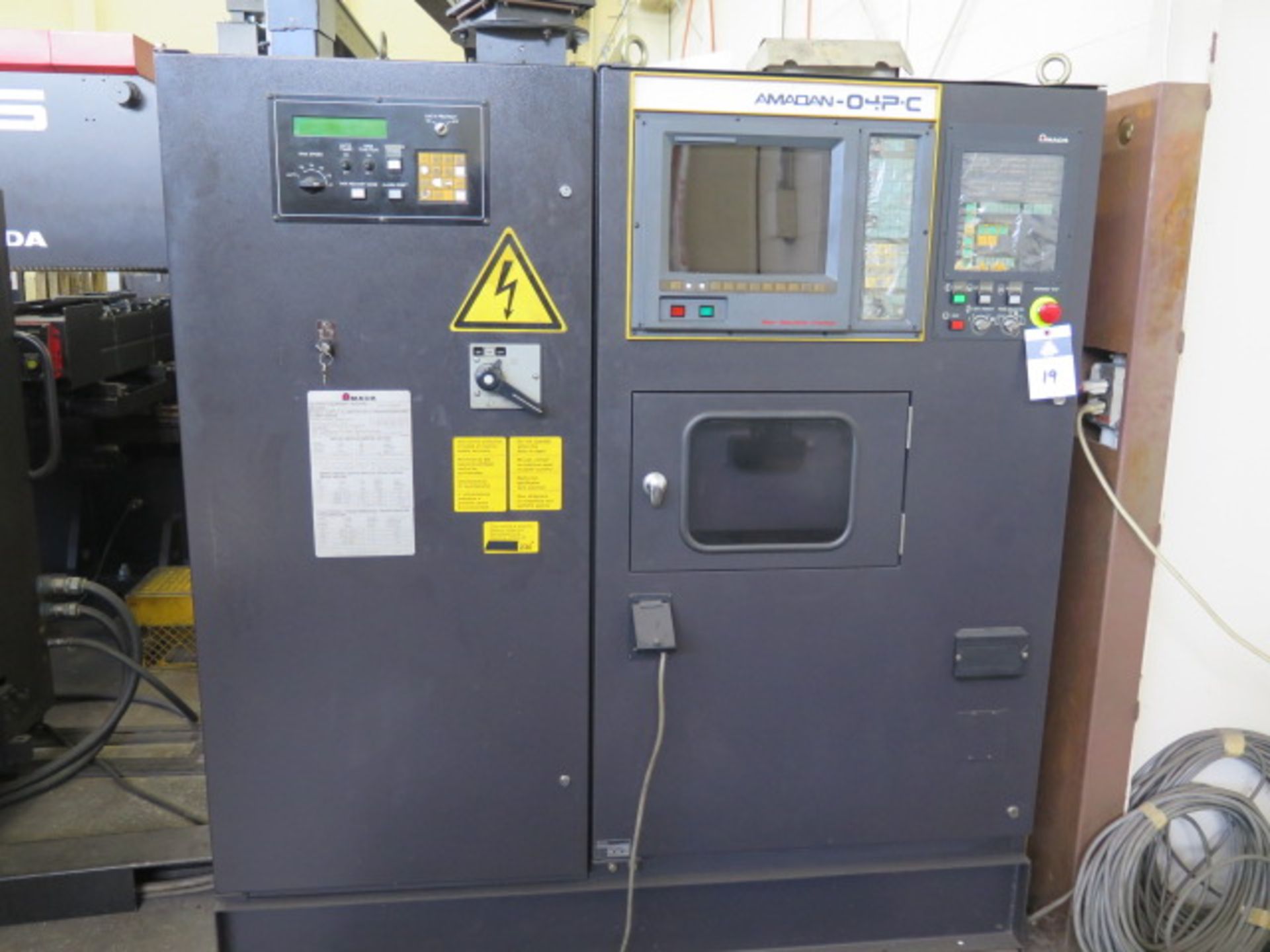 Amada VIPROS 345 30-Ton CNC Turret Punch Cell s/n 34510153 w/ 04P-C Controls, 58-Station, SOLD AS IS - Image 13 of 28
