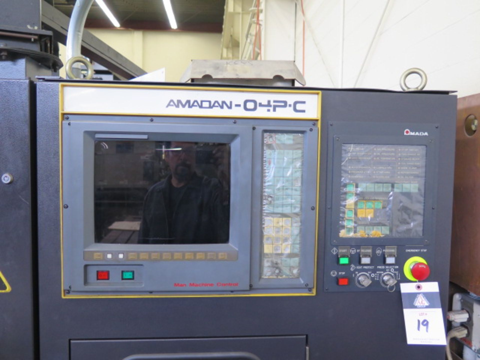 Amada VIPROS 345 30-Ton CNC Turret Punch Cell s/n 34510153 w/ 04P-C Controls, 58-Station, SOLD AS IS - Image 14 of 28
