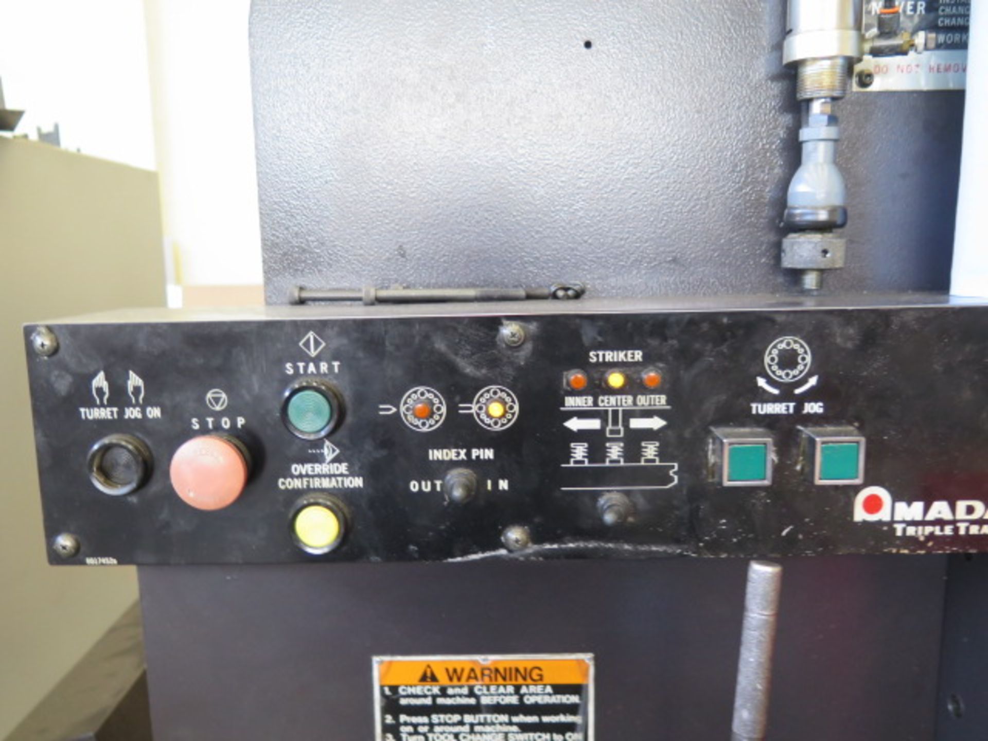 Amada VIPROS 357 30-Ton CNC Turret Punch Cell s/n 35710664 w/ 04P-C Controls, 58-Station, SOLD AS IS - Image 9 of 37