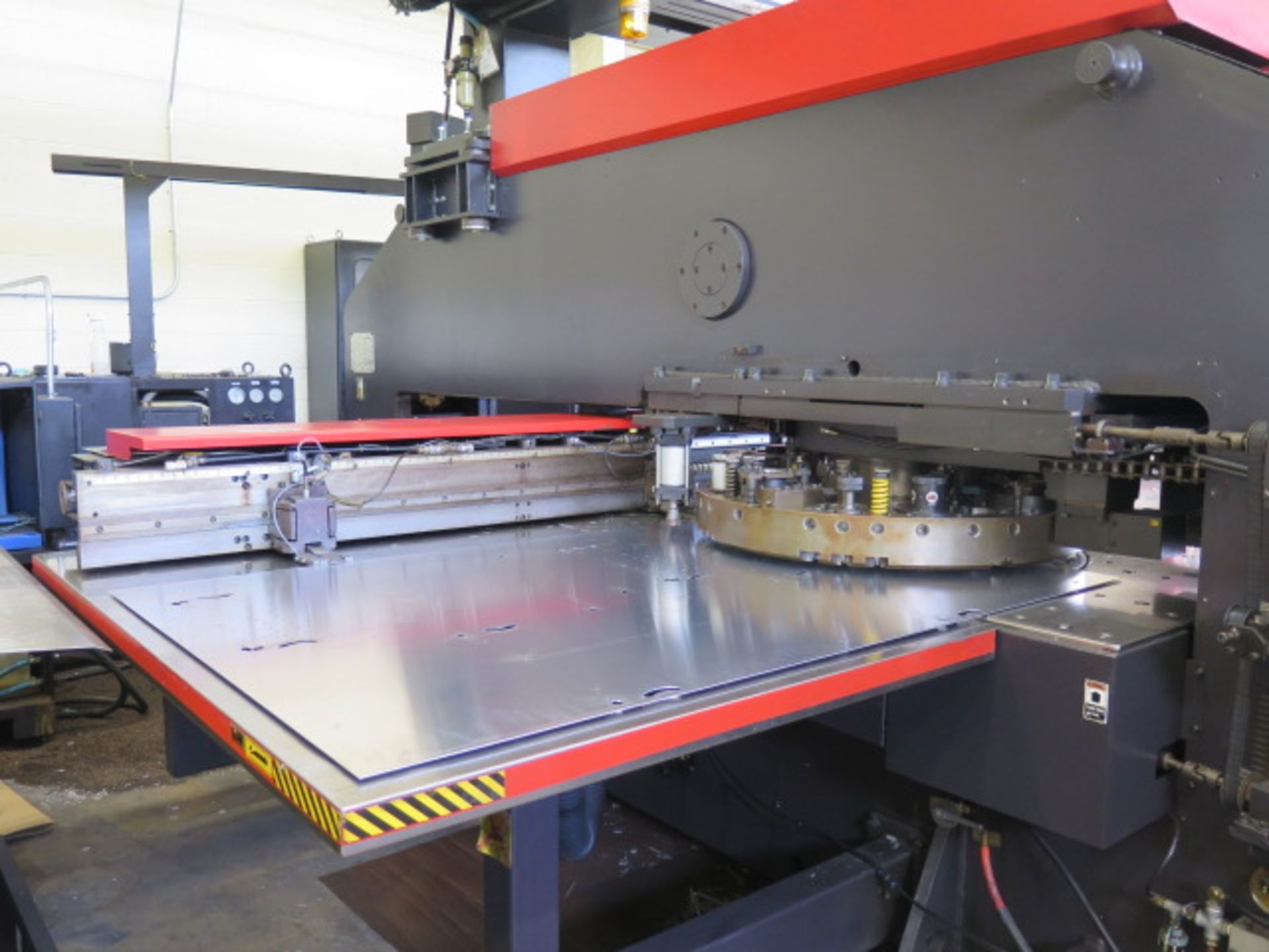 Amada VIPROS 357 30-Ton CNC Turret Punch Cell s/n 35710664 w/ 04P-C Controls, 58-Station, SOLD AS IS - Image 11 of 37