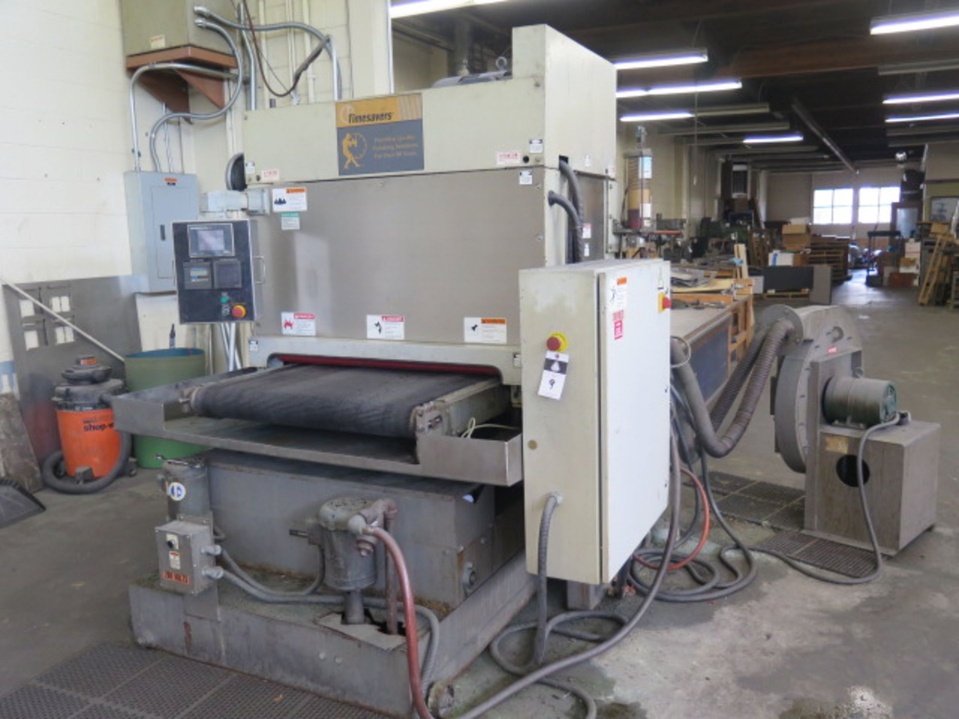 Timesavers mdl. 137-1HDMW 37" Wet-Belt Grainer s/n 26337M w/ Quick Panel Jr. PLC Control, SOLD AS IS - Image 2 of 12