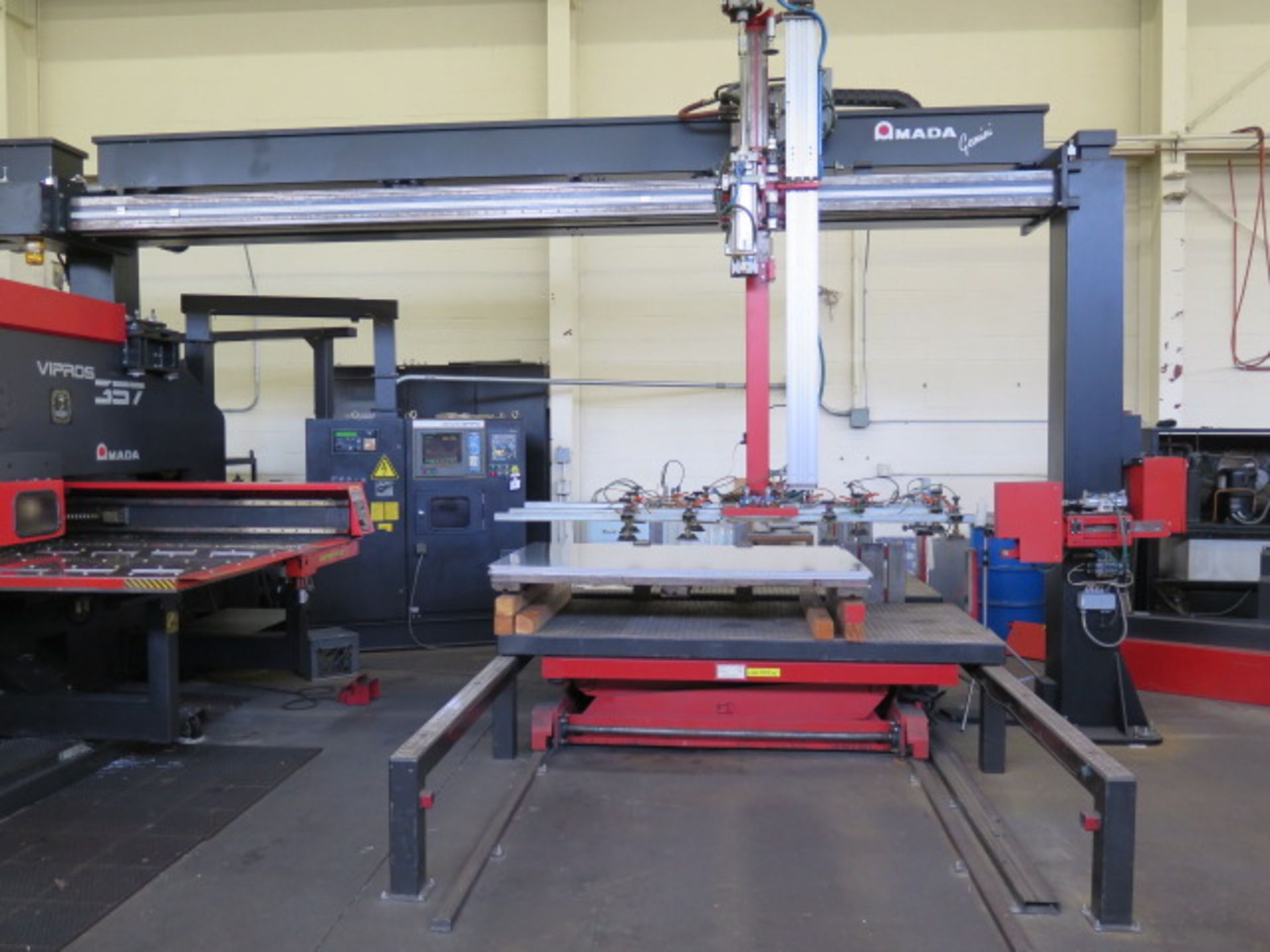 Amada VIPROS 357 30-Ton CNC Turret Punch Cell s/n 35710664 w/ 04P-C Controls, 58-Station, SOLD AS IS - Image 23 of 37