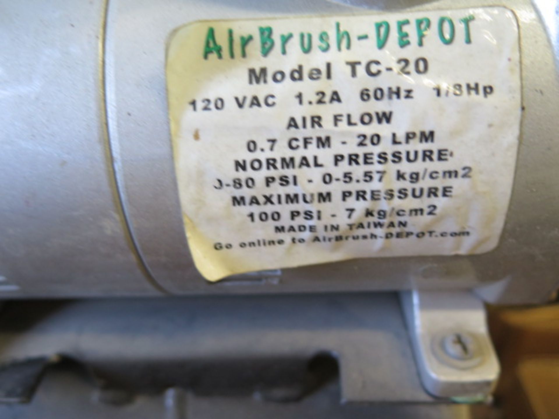 Air Brush Depot Air Pump (SOLD AS-IS - NO WARRANTY) - Image 4 of 4