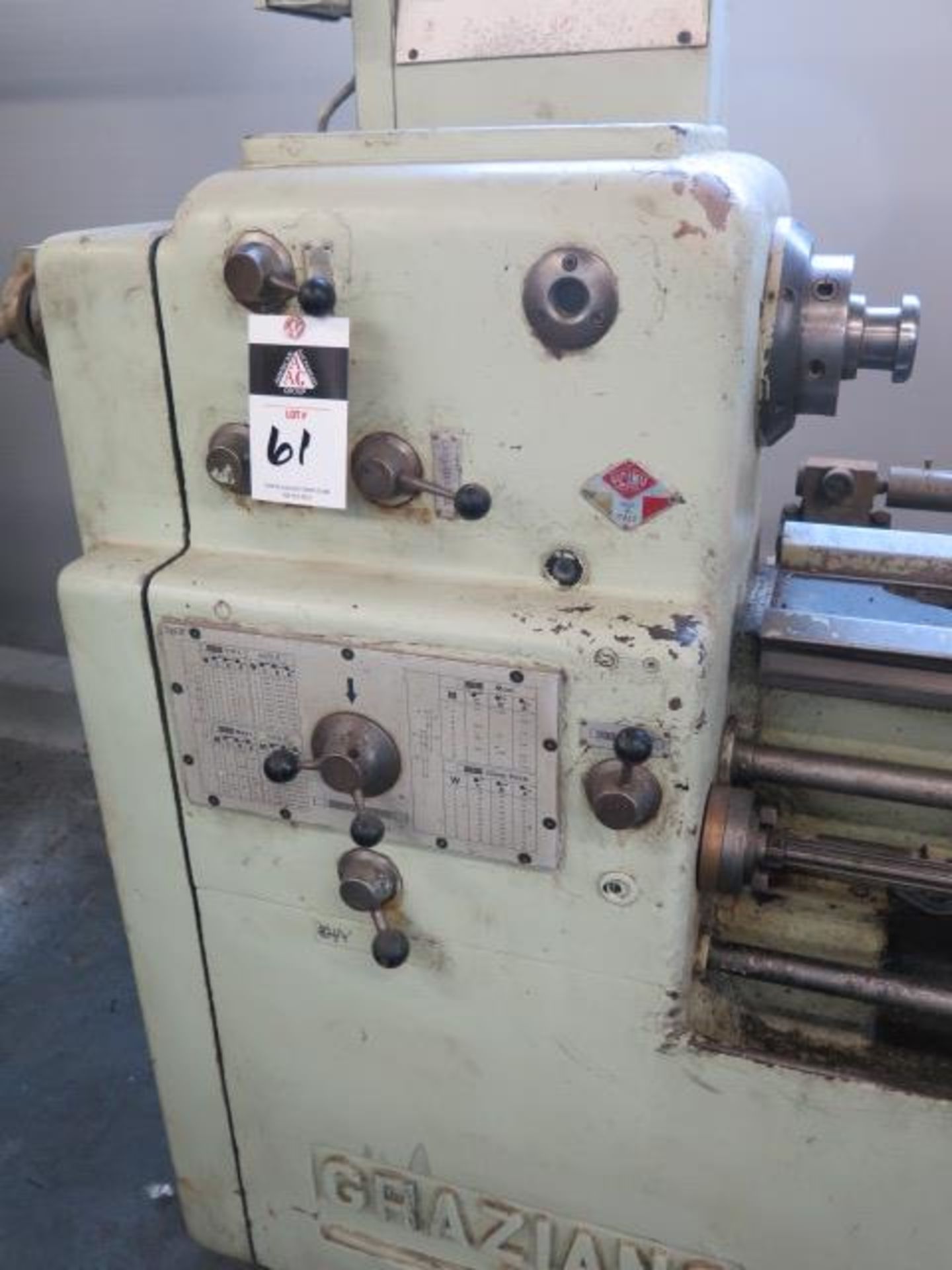 Graziano Tortona SAG-12 12” x 32” Gap Bed Lathe w/ Tailstock, 5C Collet Closer (SOLD AS-IS - NO - Image 3 of 12