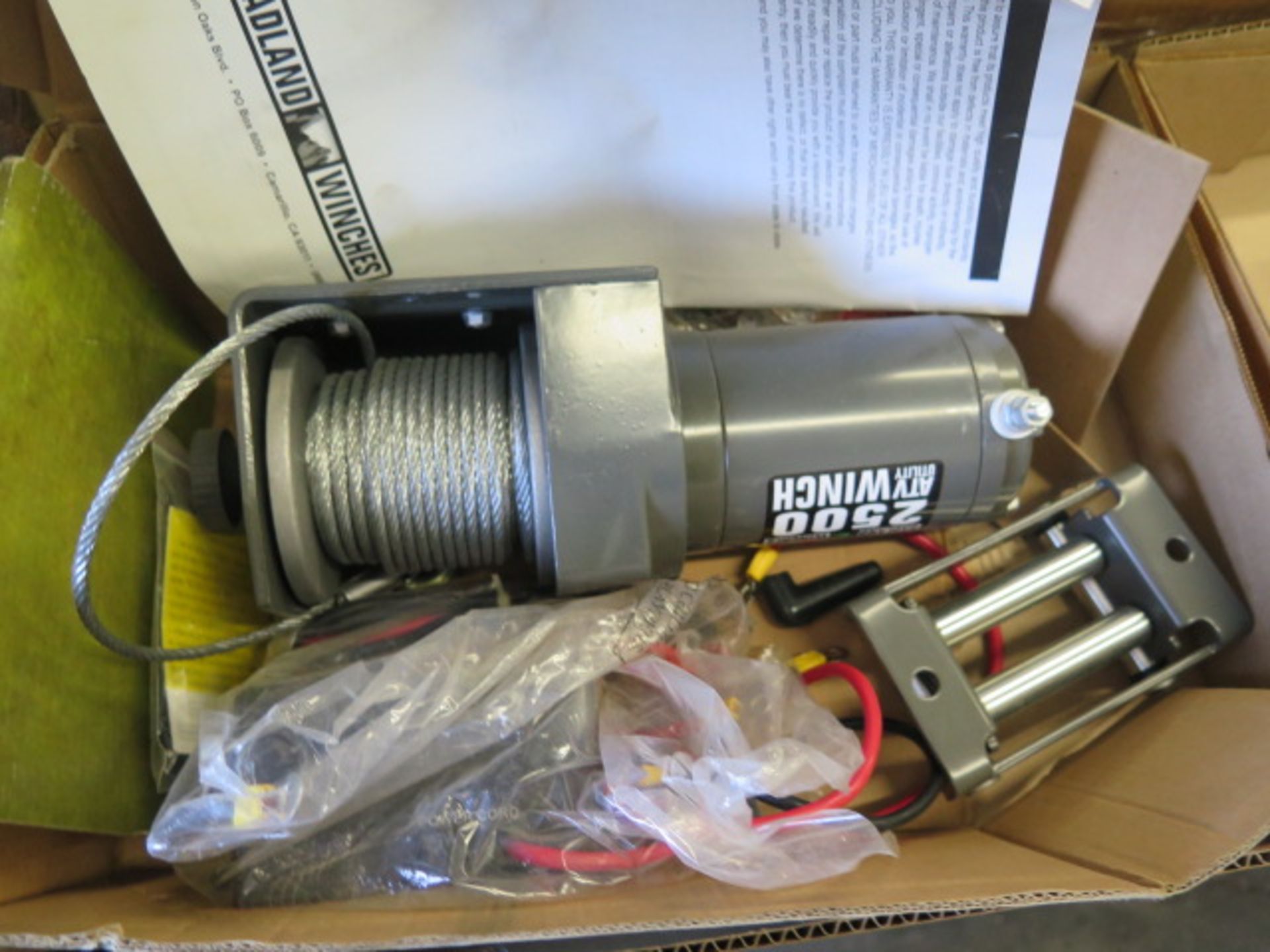 2500 Lb 12-Volt Winch (SOLD AS-IS - NO WARRANTY) - Image 2 of 5