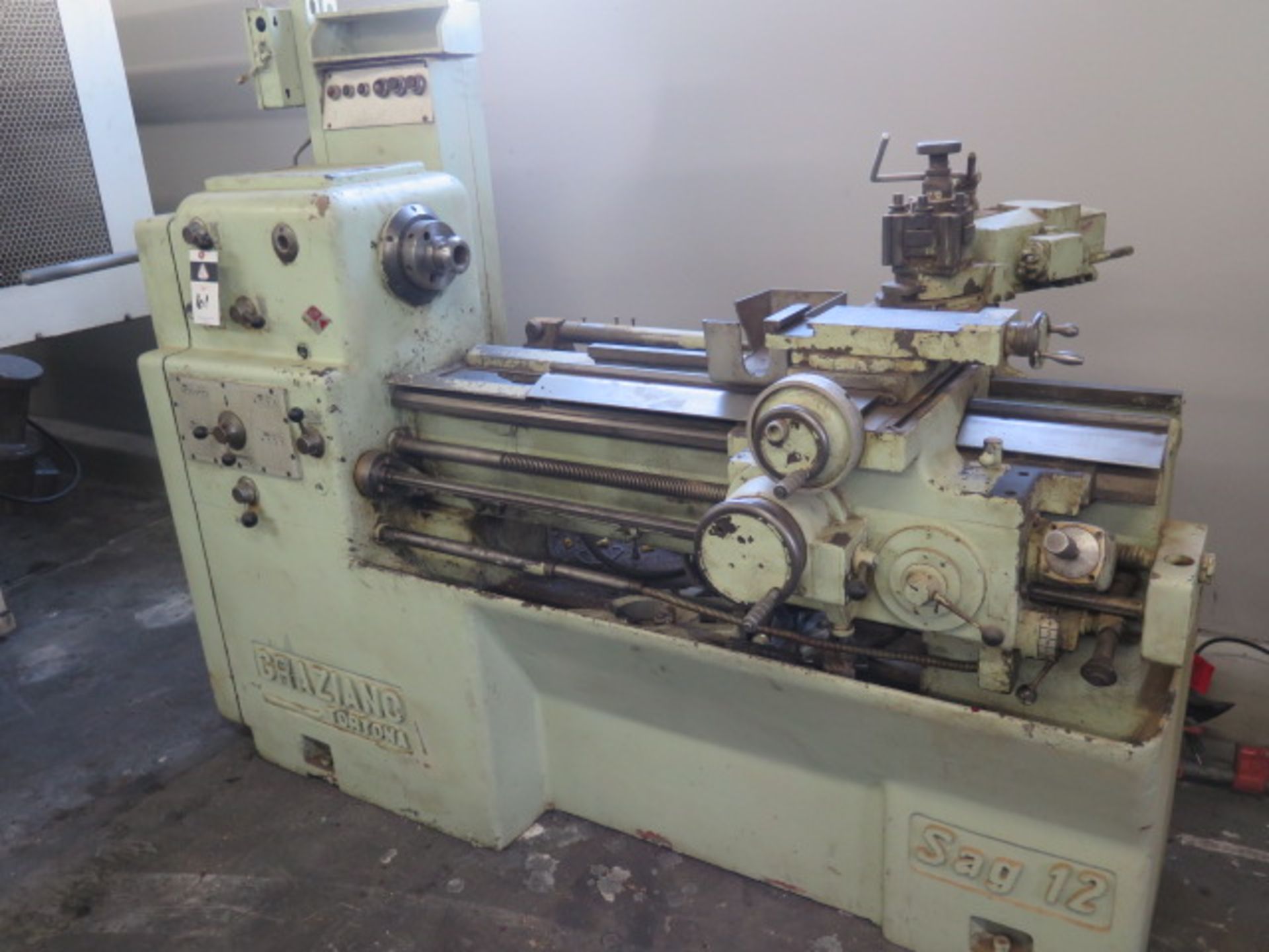 Graziano Tortona SAG-12 12” x 32” Gap Bed Lathe w/ Tailstock, 5C Collet Closer (SOLD AS-IS - NO - Image 2 of 12