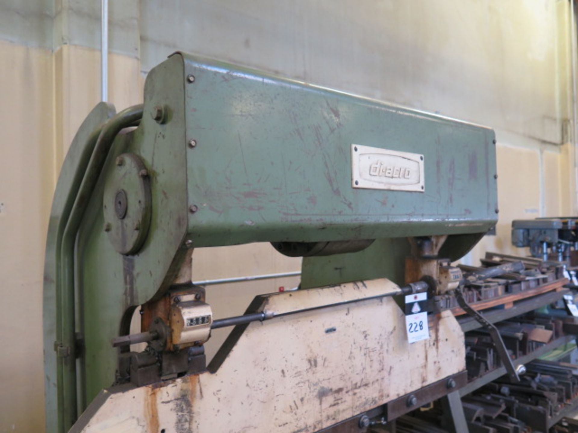 DiAcro 48" Press Brake w/ Manual Back Gauge, 48" Bed Length, 6 1/2" Throat (SOLD AS-IS - NO - Image 6 of 9