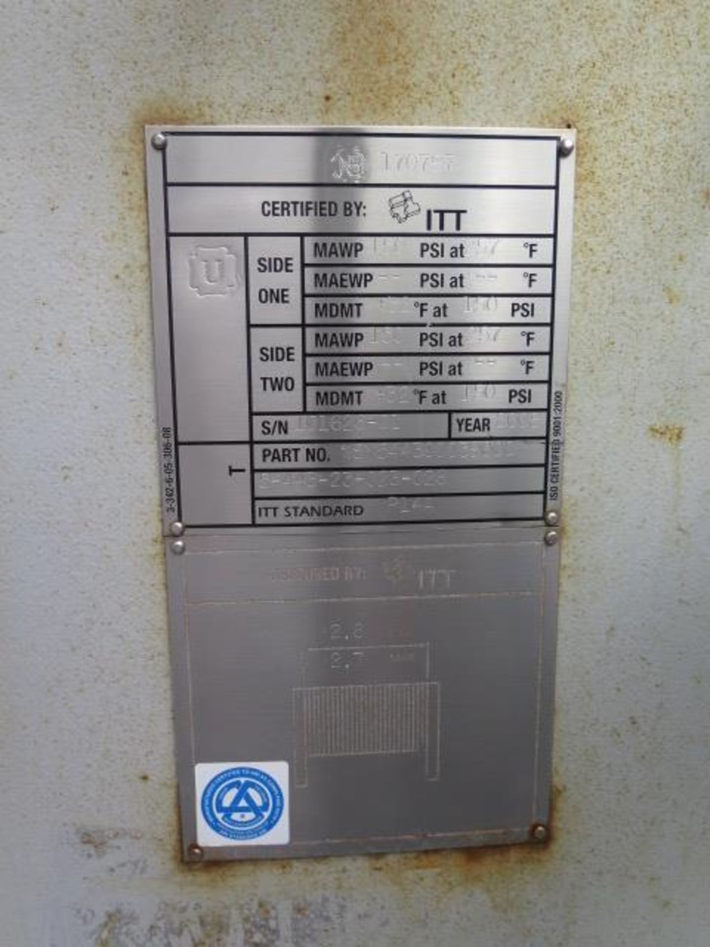 Boicide Pumping Station w/ Metasys Controls, (2) 10Hp Pumps, 250 Gallon Storage Tank, Filter Units - Image 9 of 9