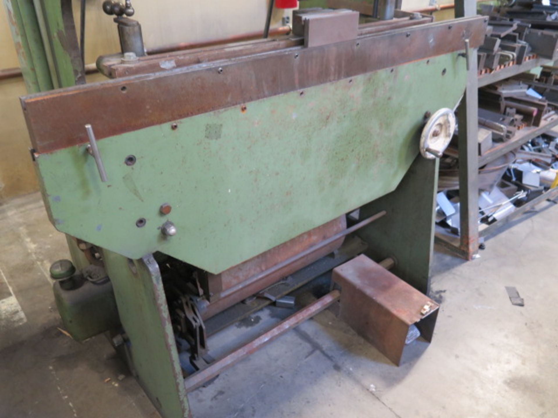 DiAcro 48" Press Brake w/ Manual Back Gauge, 48" Bed Length, 6 1/2" Throat (SOLD AS-IS - NO - Image 7 of 9