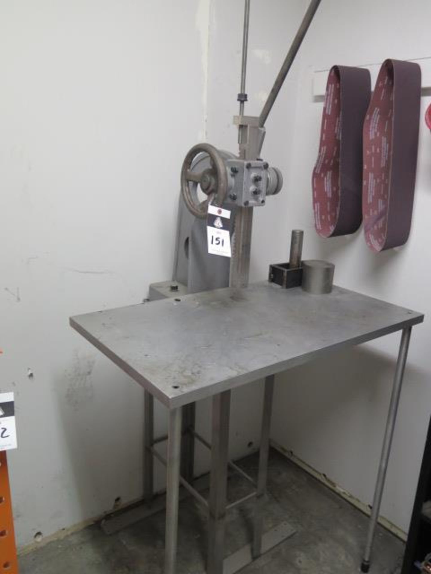 Arbor Press w/ Stand and Table (SOLD AS-IS - NO WARRANTY)