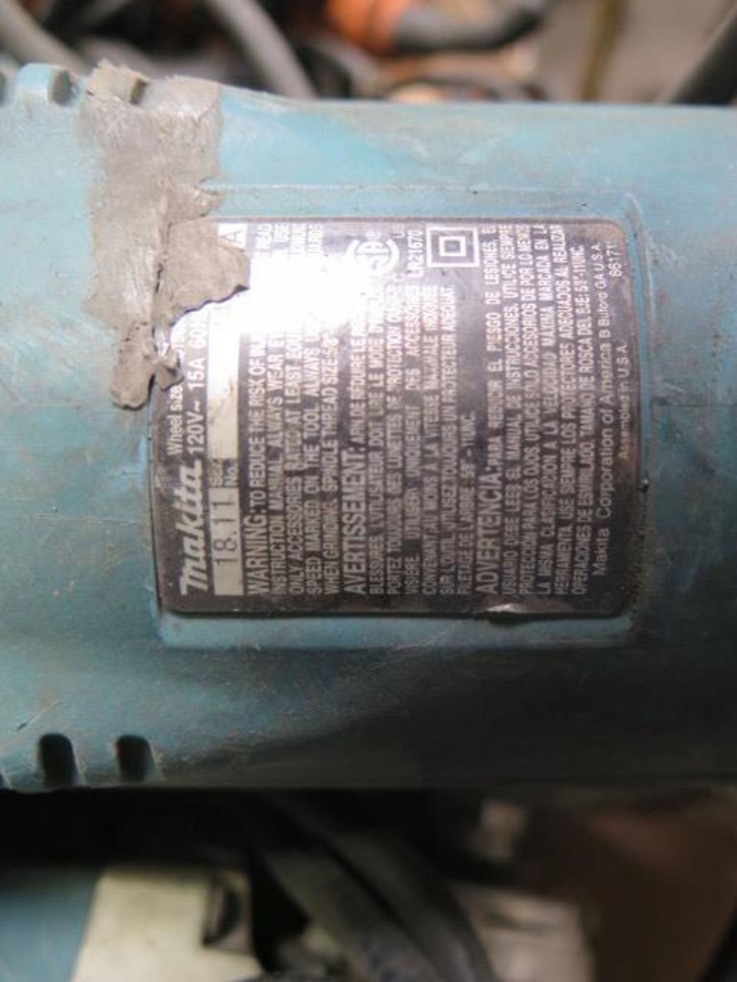 Makita Angle Grinders (3) (SOLD AS-IS - NO WARRANTY) - Image 6 of 6