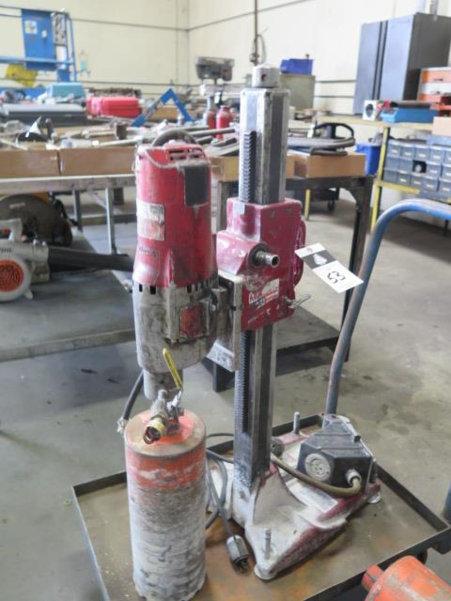 Milwaukee Vacuum Base Core Drill (SOLD AS-IS - NO WARRANTY)