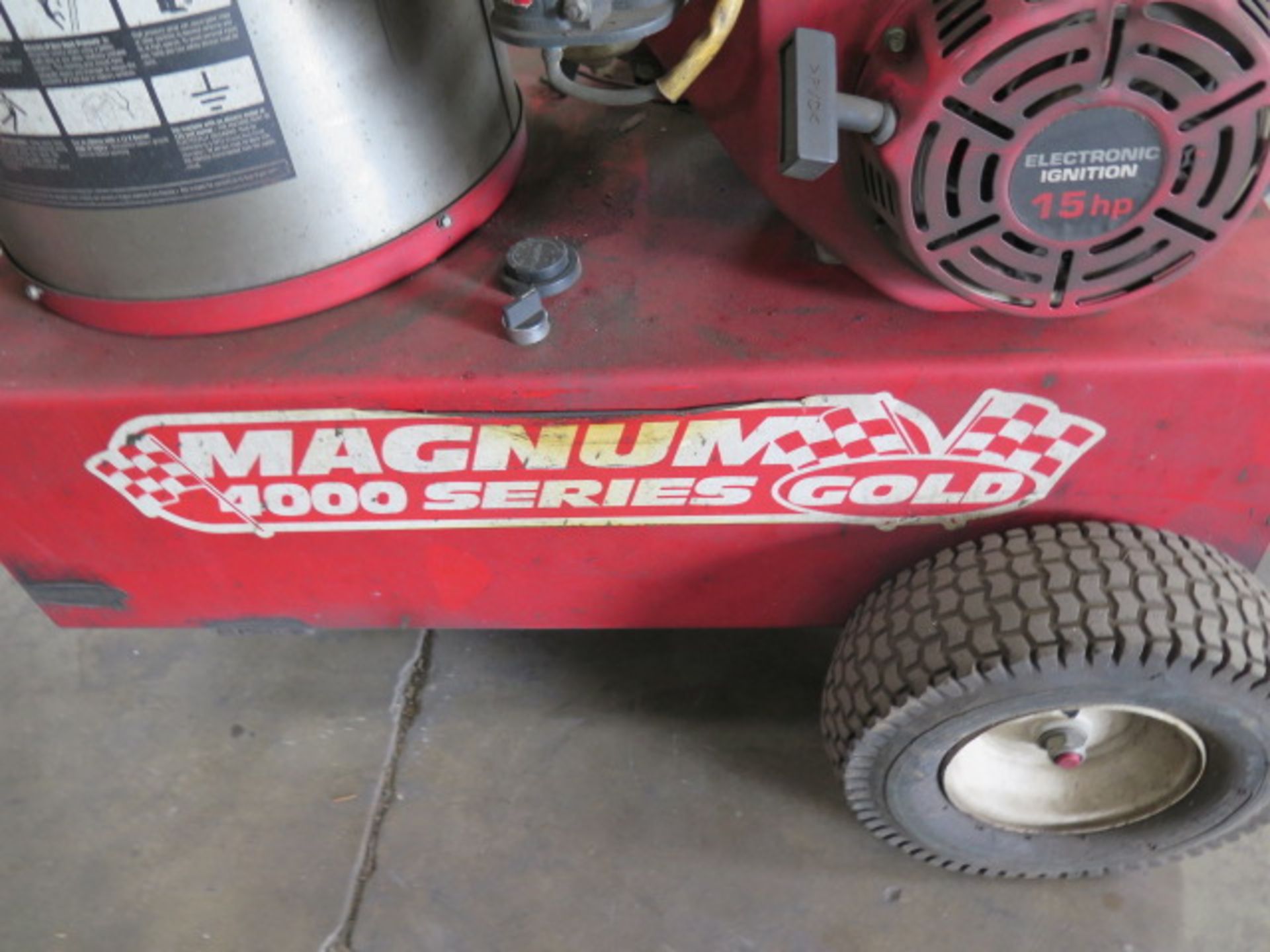 Magnum 4000 Heated Pressure Washer w/ 15Hp Gas Engine (SOLD AS-IS - NO WARRANTY) - Image 7 of 9