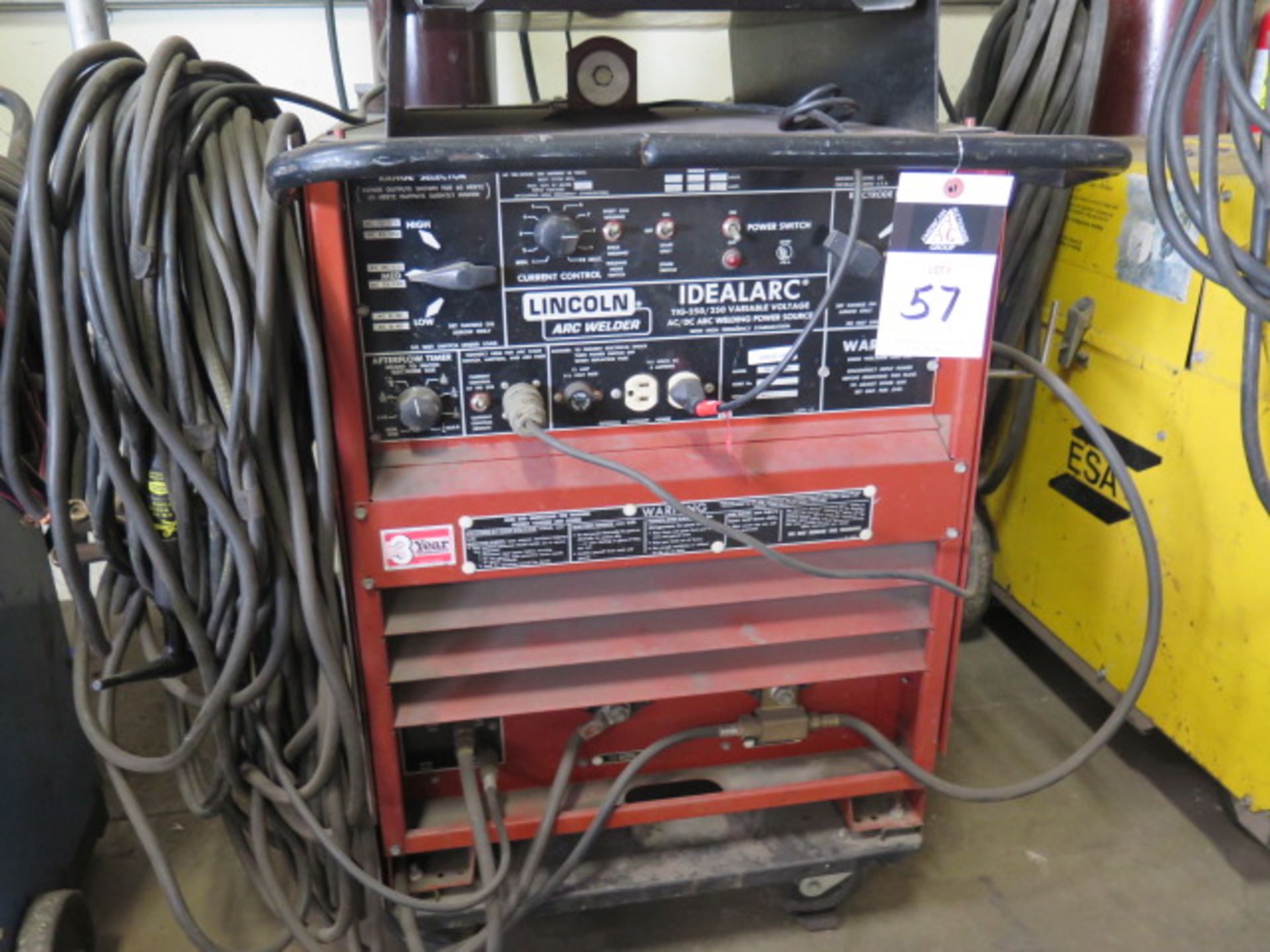 Lincoln Idealarc TIG-250/250 VV-AC/DC Arc Welding Power Source (SOLD AS-IS - NO WARRANTY) - Image 4 of 7