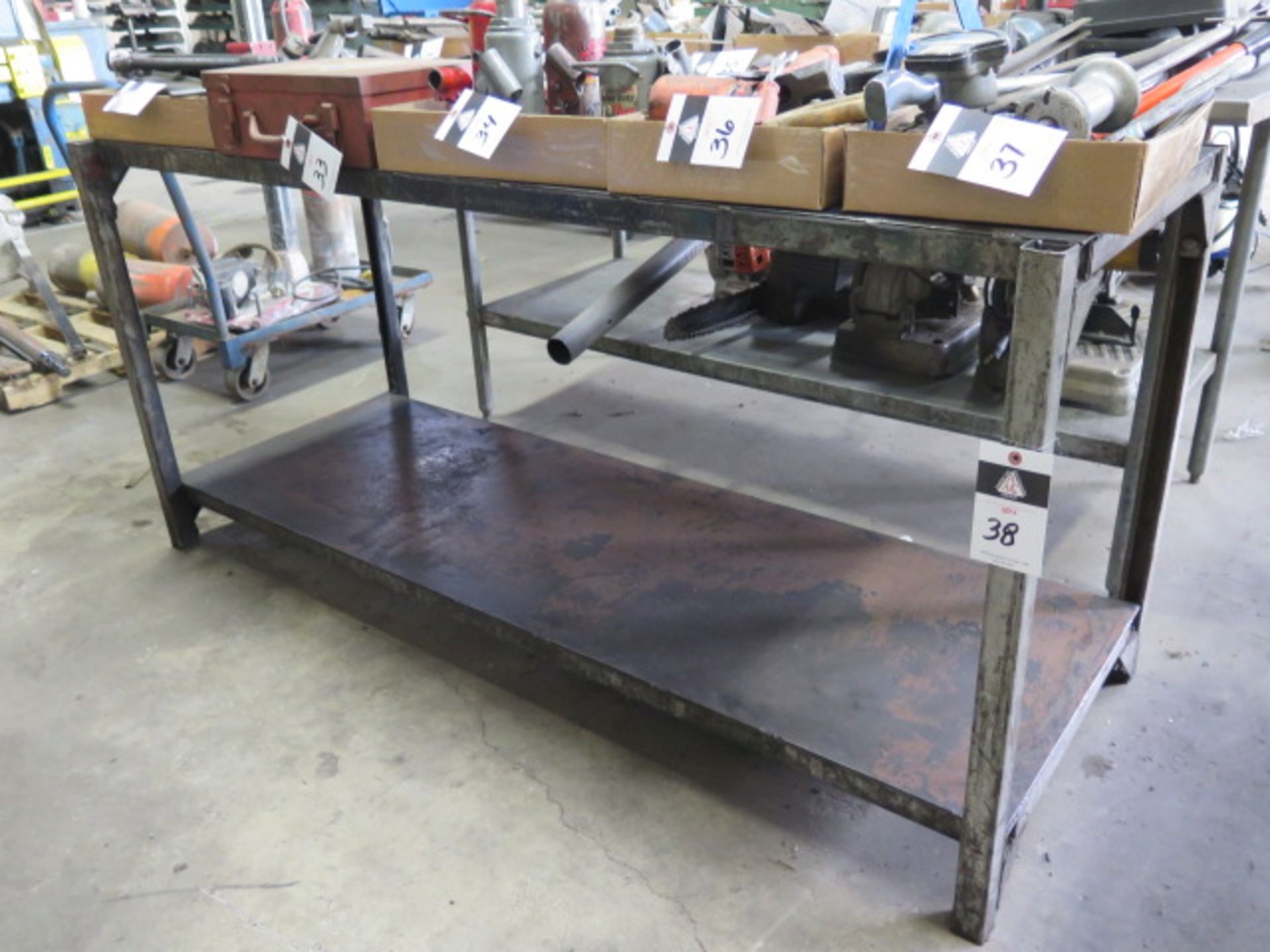 Steel Tables (2) (SOLD AS-IS - NO WARRANTY)