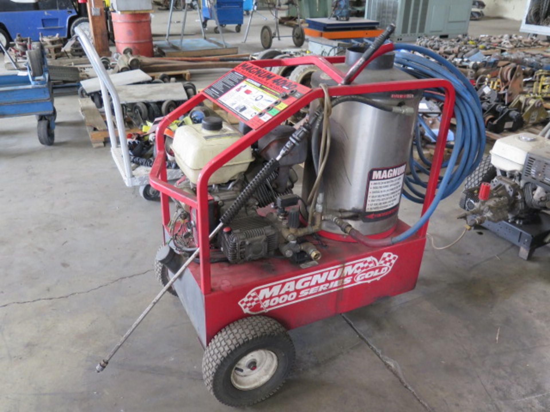 Magnum 4000 Heated Pressure Washer w/ 15Hp Gas Engine (SOLD AS-IS - NO WARRANTY) - Image 3 of 9