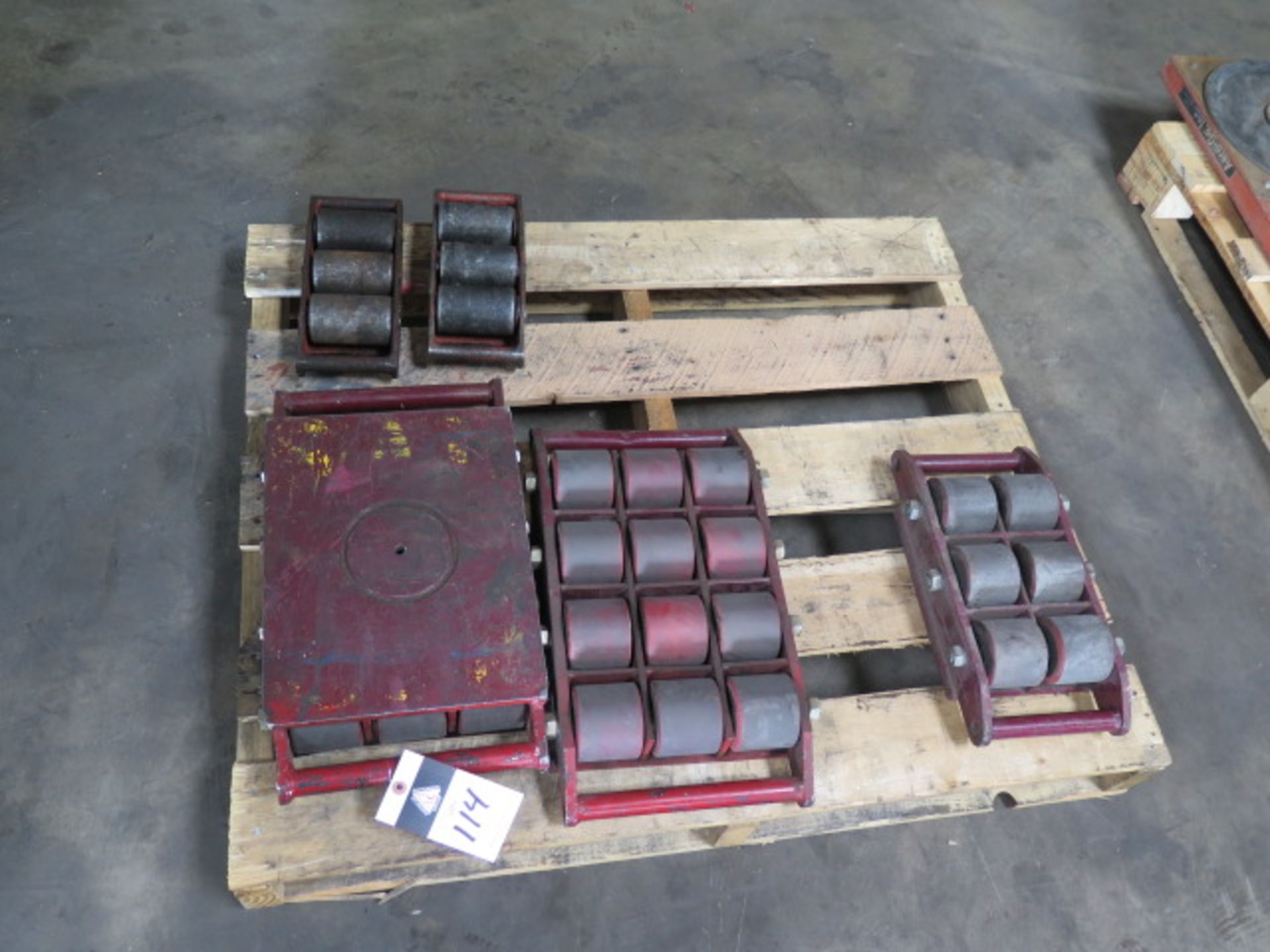 Heavy Duty Machine Skates (4) (SOLD AS-IS - NO WARRANTY)