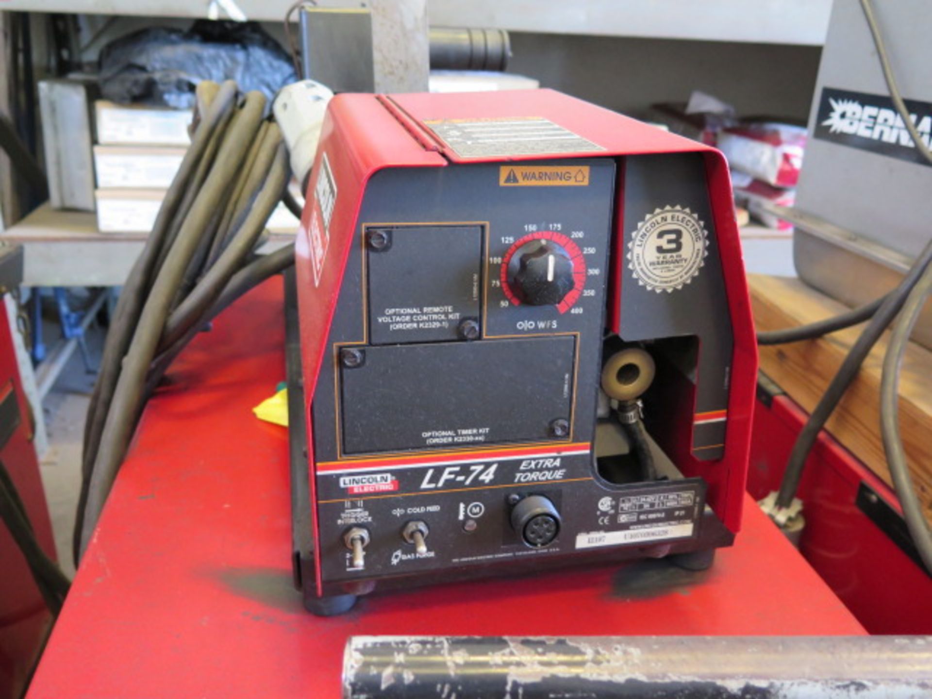 Lincoln DC-600 Arc Welding w/ Multi-Process Switch, Lincoln LF-74 Wire Feeder, SOLD AS IS - Image 4 of 8