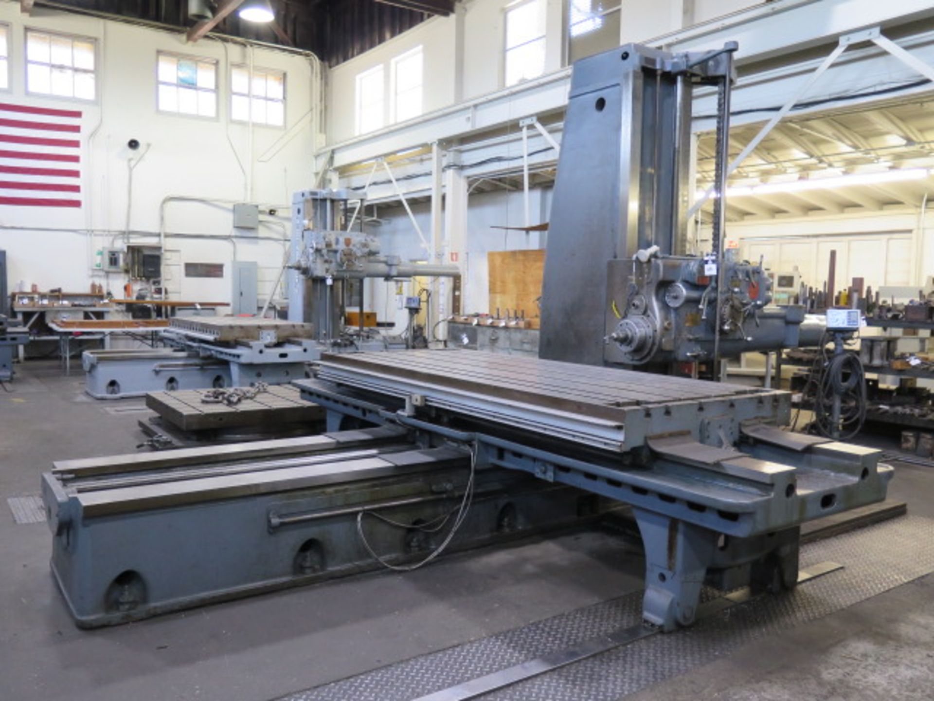 Giddings & Lewis 350-T Horizontal Boring Mill s/n 5182 w/ Fagor Innova 3-Axis DRO, SOLD AS IS