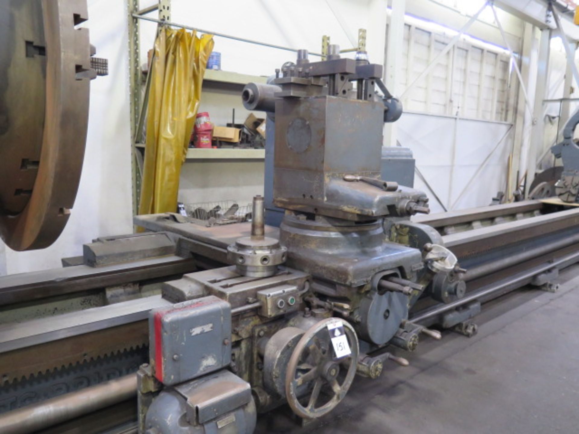 Betts Bridgeford 80” x 300” Lathe s/n E-7799 w/ Upgraded Sabina Control (50Hp DC Motor, SOLD AS IS - Image 6 of 12