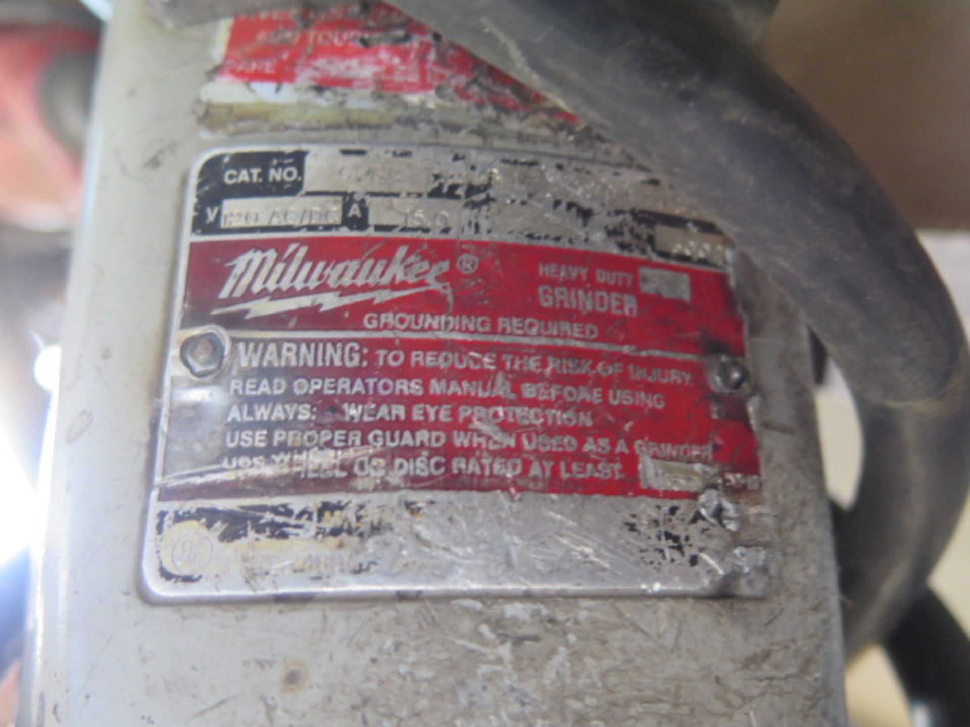 Milwaukee Angle Grinders (2) (SOLD AS-IS - NO WARRANTY) - Image 6 of 6
