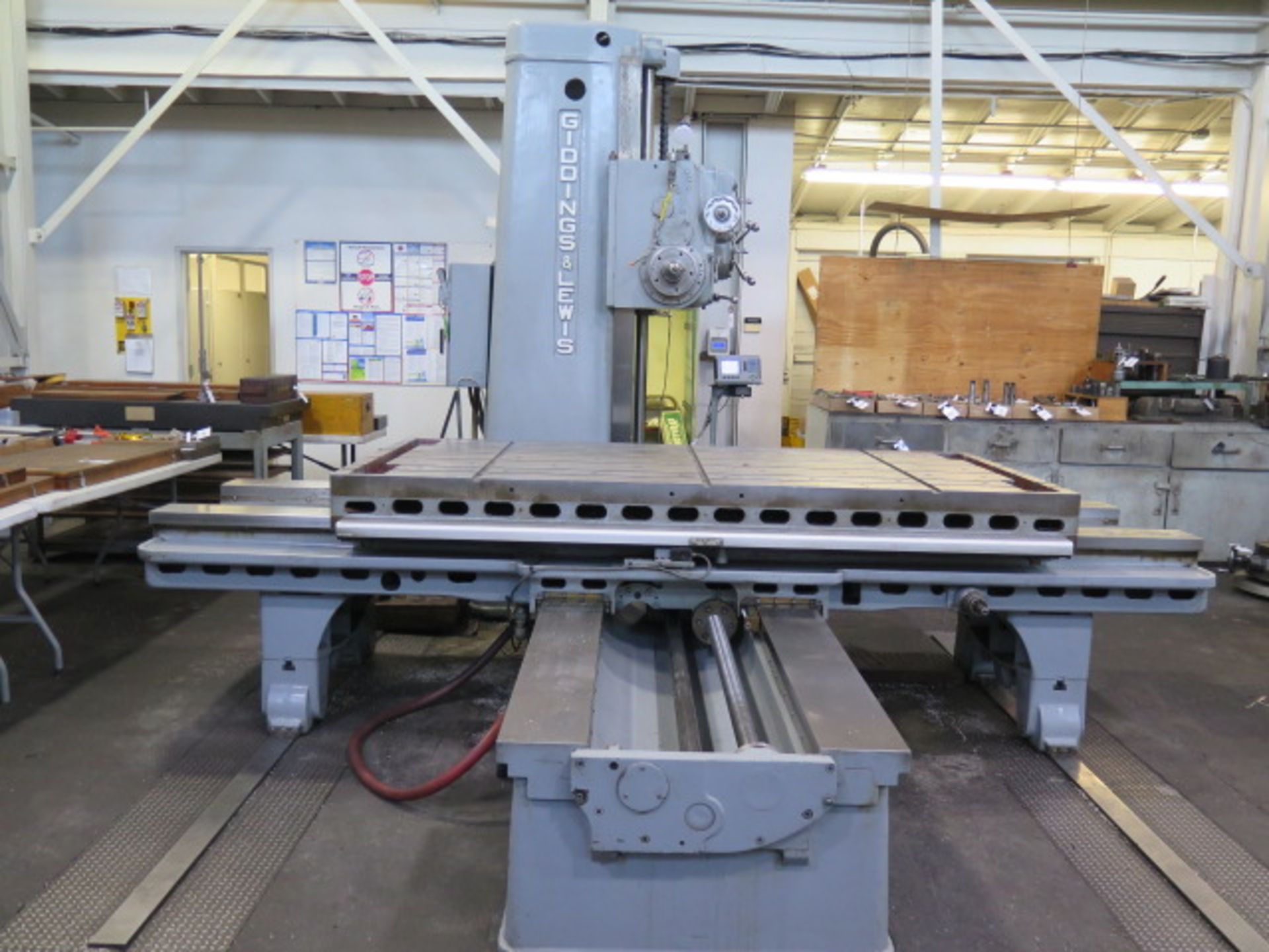 Giddings & Lewis 340-T Horizontal Boring Mill w/ Acu-Rite 4-Axis DRO, 4” Spindle, SOLD AS IS - Image 2 of 16