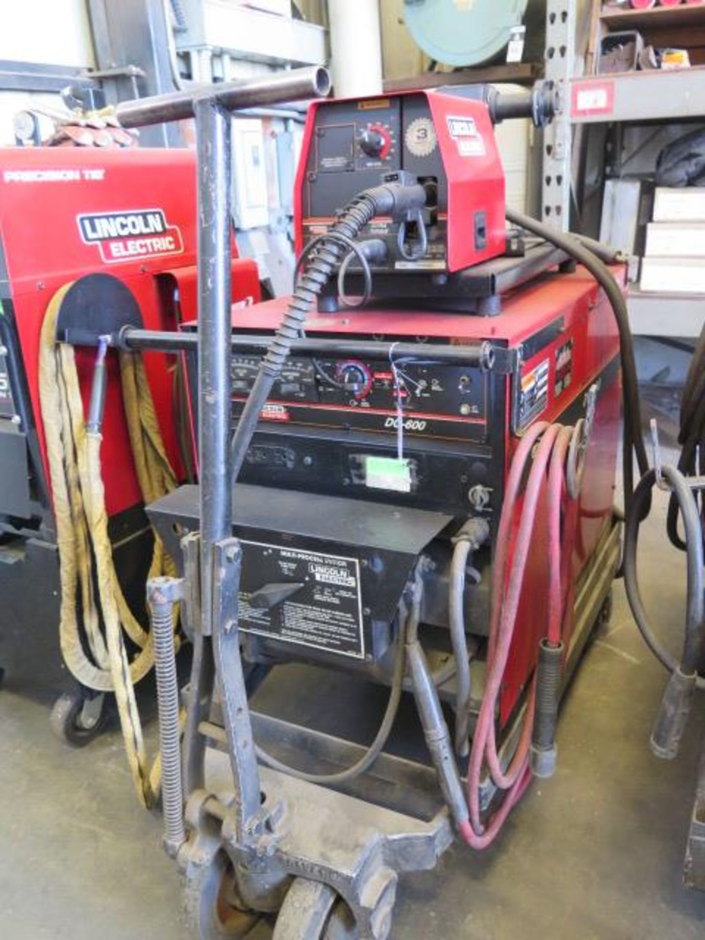 Lincoln DC-600 Arc Welding w/ Multi-Process Switch, Lincoln LF-74 Wire Feeder, SOLD AS IS - Image 2 of 8