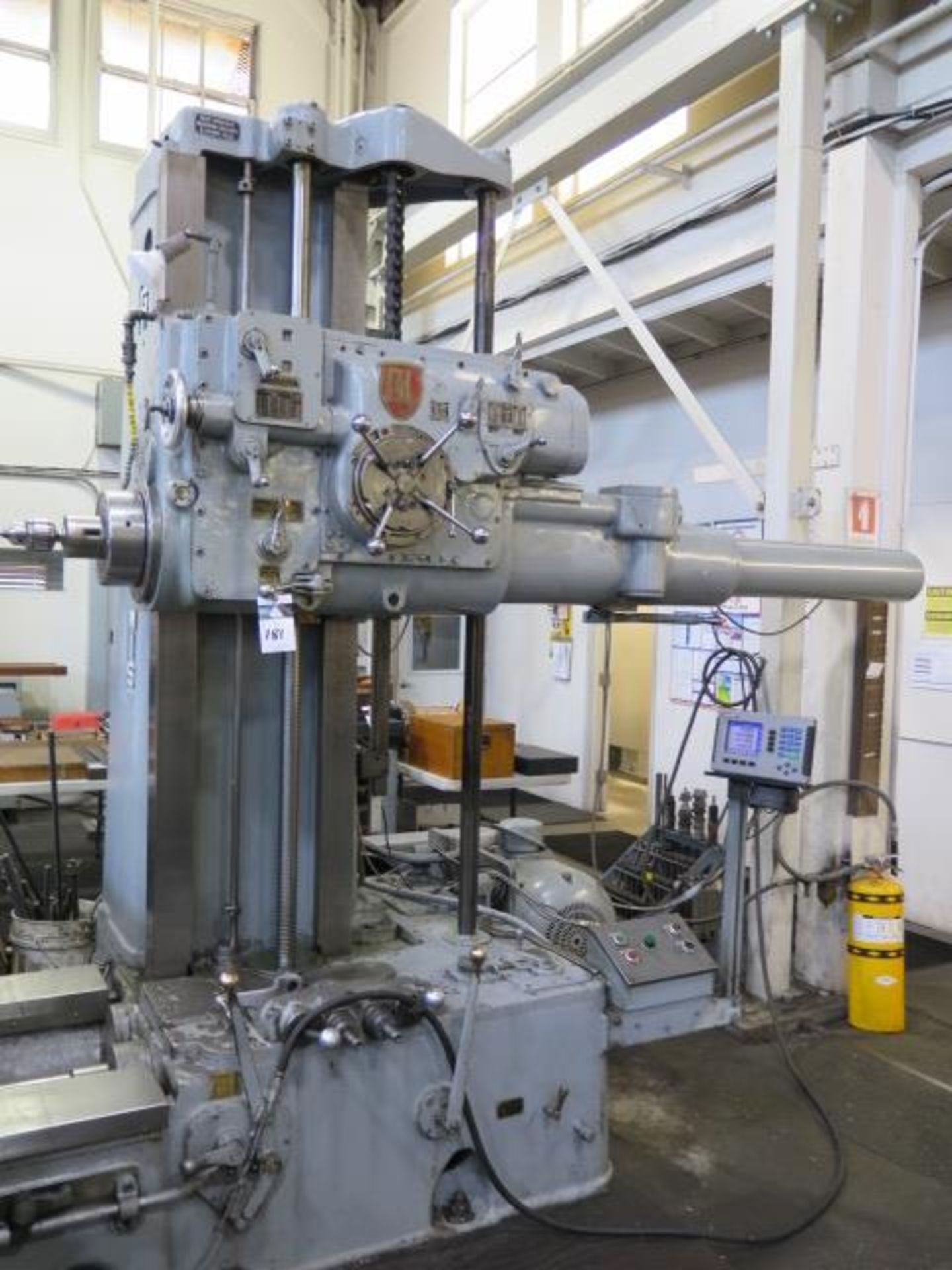 Giddings & Lewis 340-T Horizontal Boring Mill w/ Acu-Rite 4-Axis DRO, 4” Spindle, SOLD AS IS - Image 4 of 16