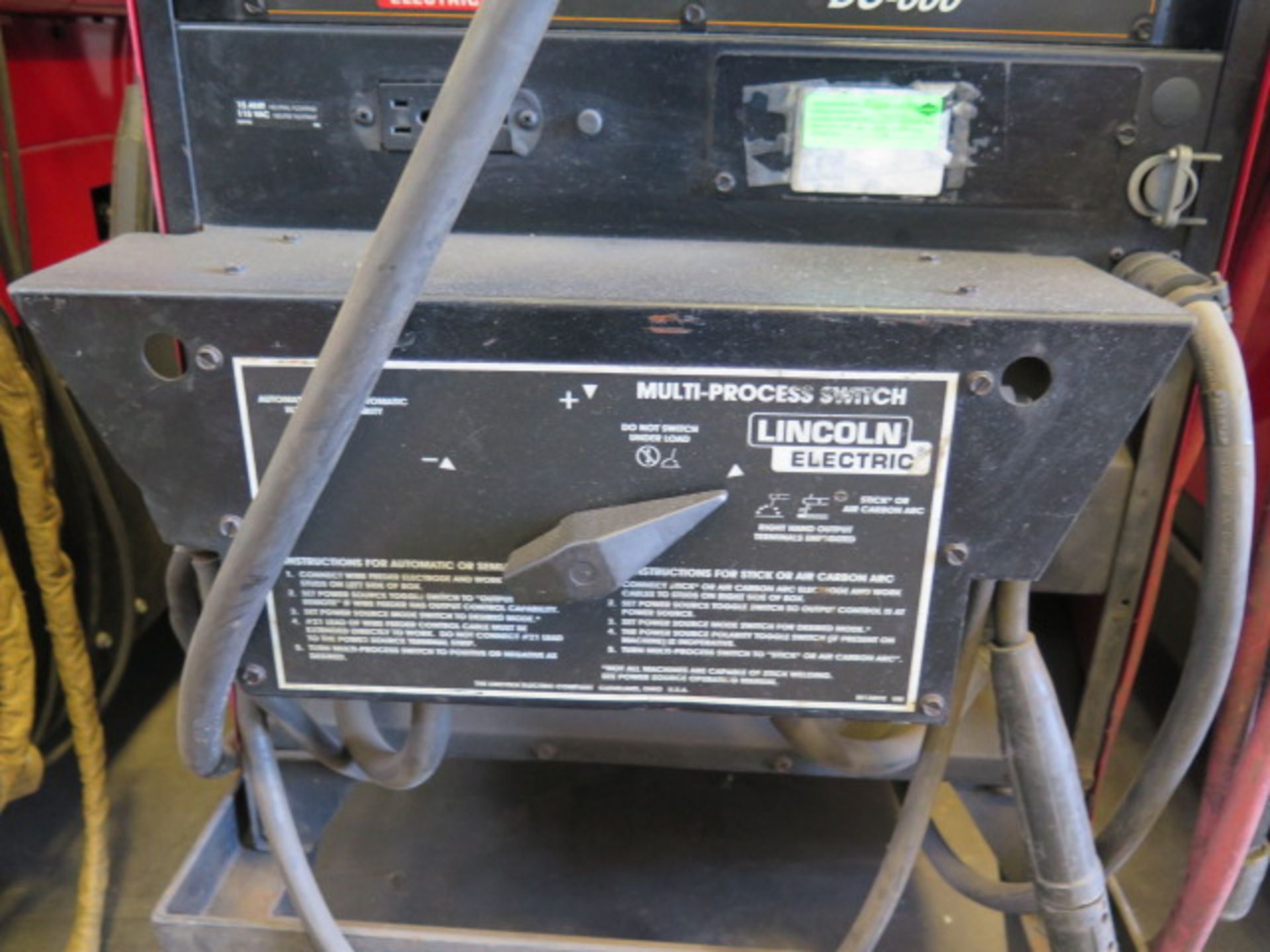 Lincoln DC-600 Arc Welding w/ Multi-Process Switch, Lincoln LF-74 Wire Feeder, SOLD AS IS - Image 7 of 8