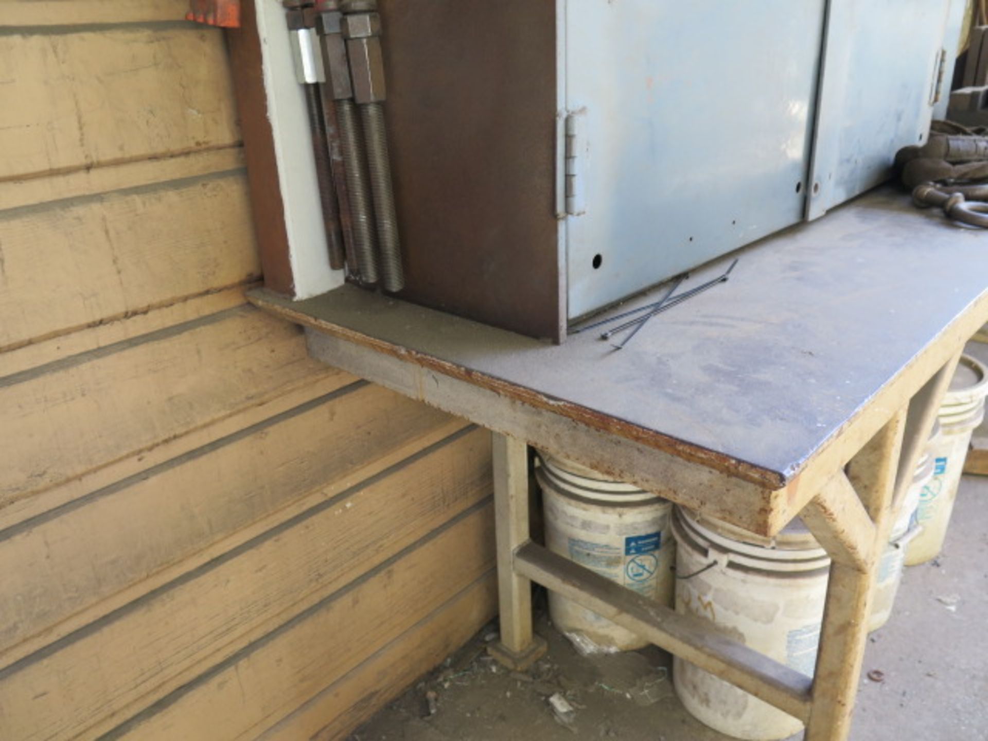 Steel Work Bench w/ (2) Storage Cabinets (SOLD AS-IS - NO WARRANTY) - Image 3 of 6