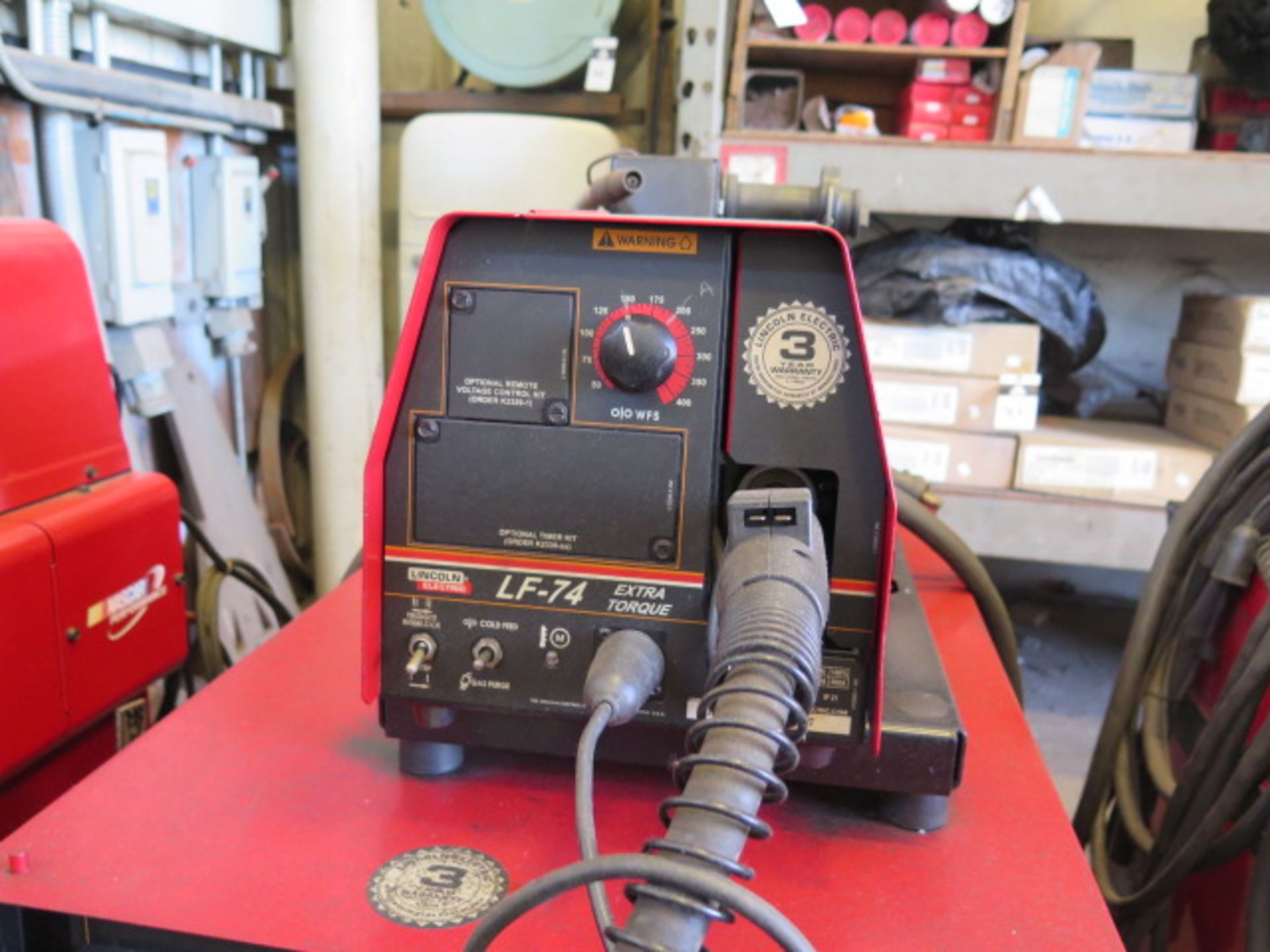 Lincoln DC-600 Arc Welding w/ Multi-Process Switch, Lincoln LF-74 Wire Feeder, SOLD AS IS - Image 4 of 8