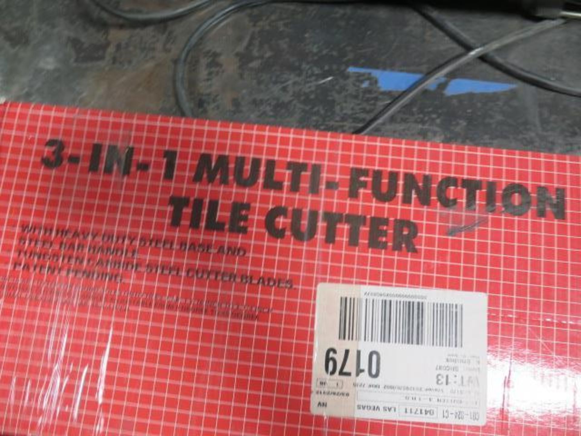 Import Tile Cutters (2) (SOLD AS-IS - NO WARRANTY) - Image 7 of 7