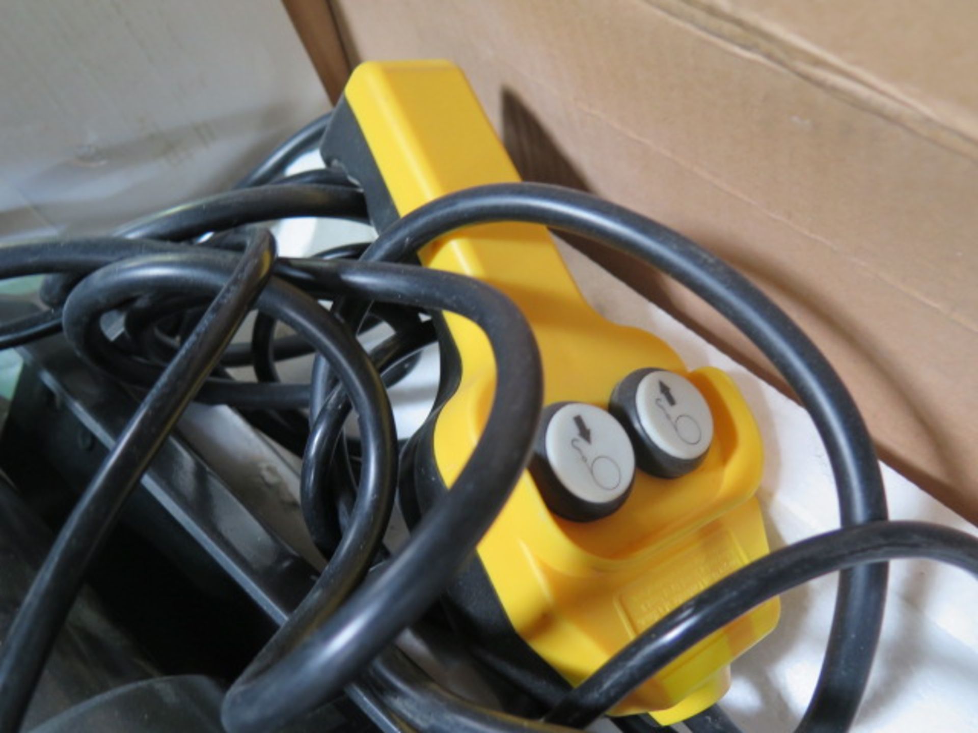 Chicago Electric 1500 Lb Cap Electric Hoists (2 - NO CABLES) (SOLD AS-IS - NO WARRANTY) - Image 5 of 9