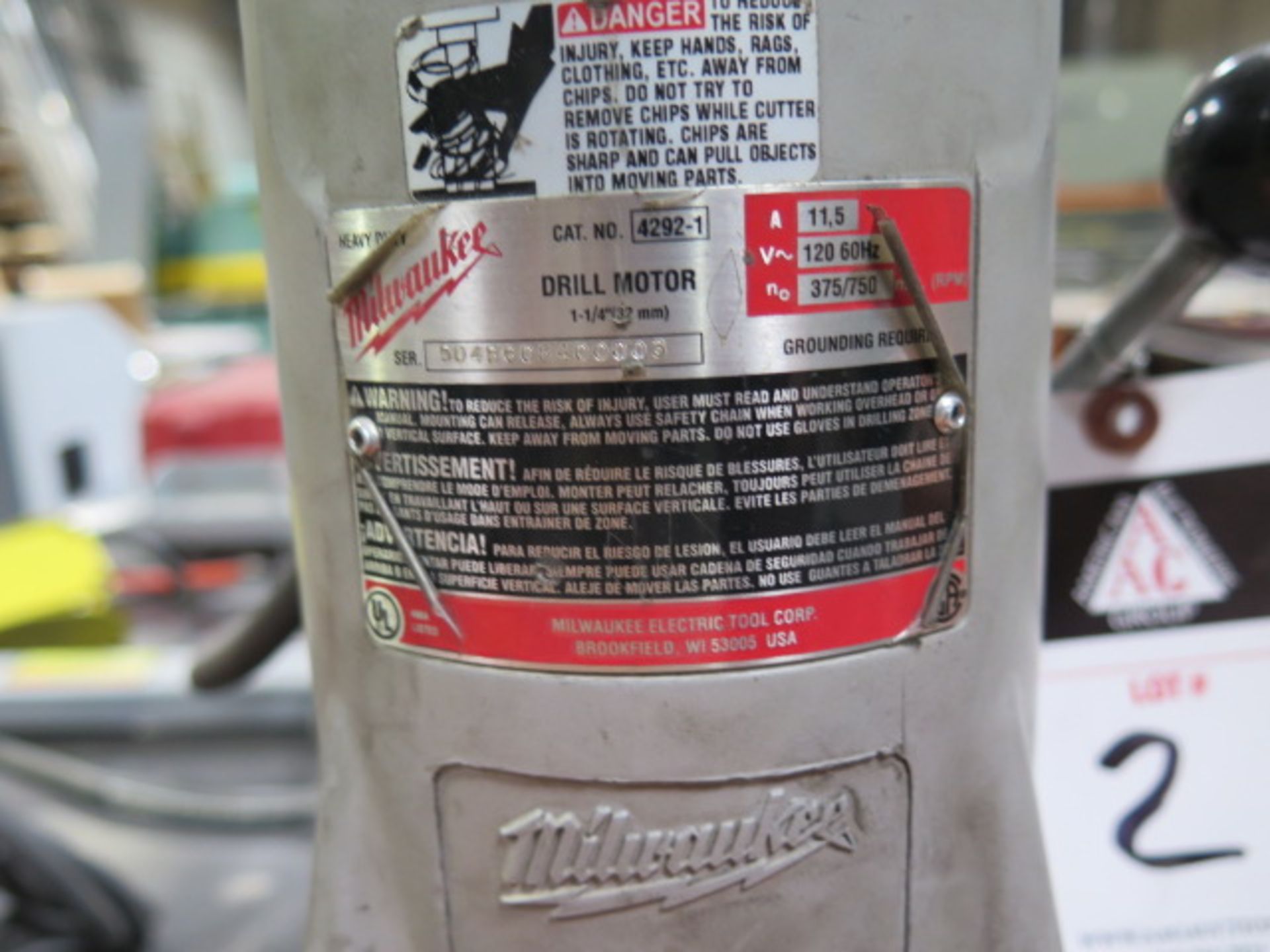 Milwaukee Magnetic Base Drill (SOLD AS-IS - NO WARRANTY) - Image 6 of 6