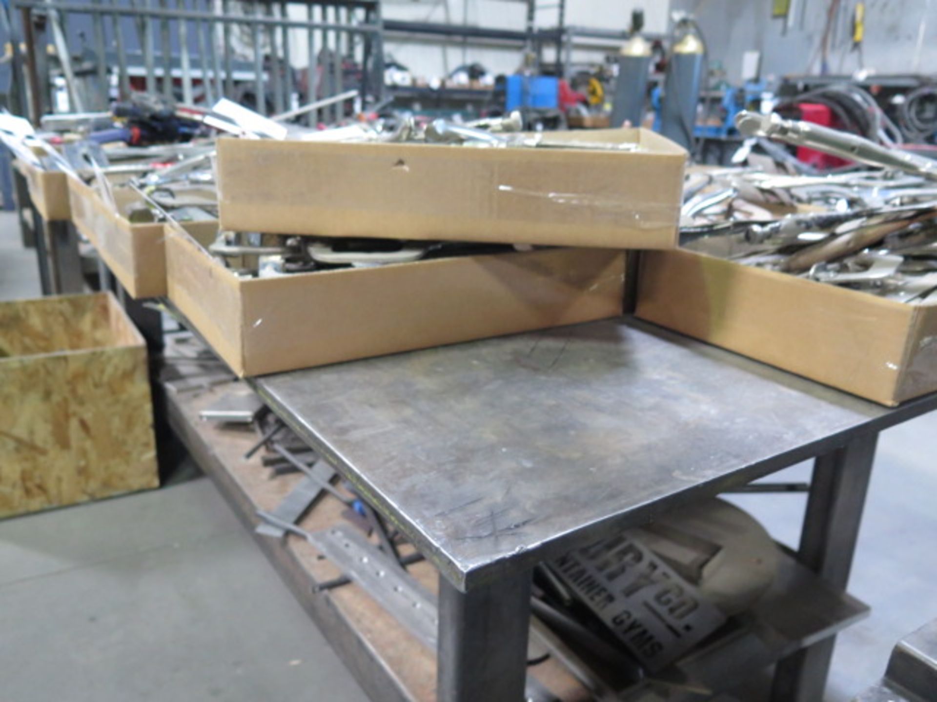 48" x 96" x 3/4" Steel Welding Table (SOLD AS-IS - NO WARRANTY) - Image 4 of 6