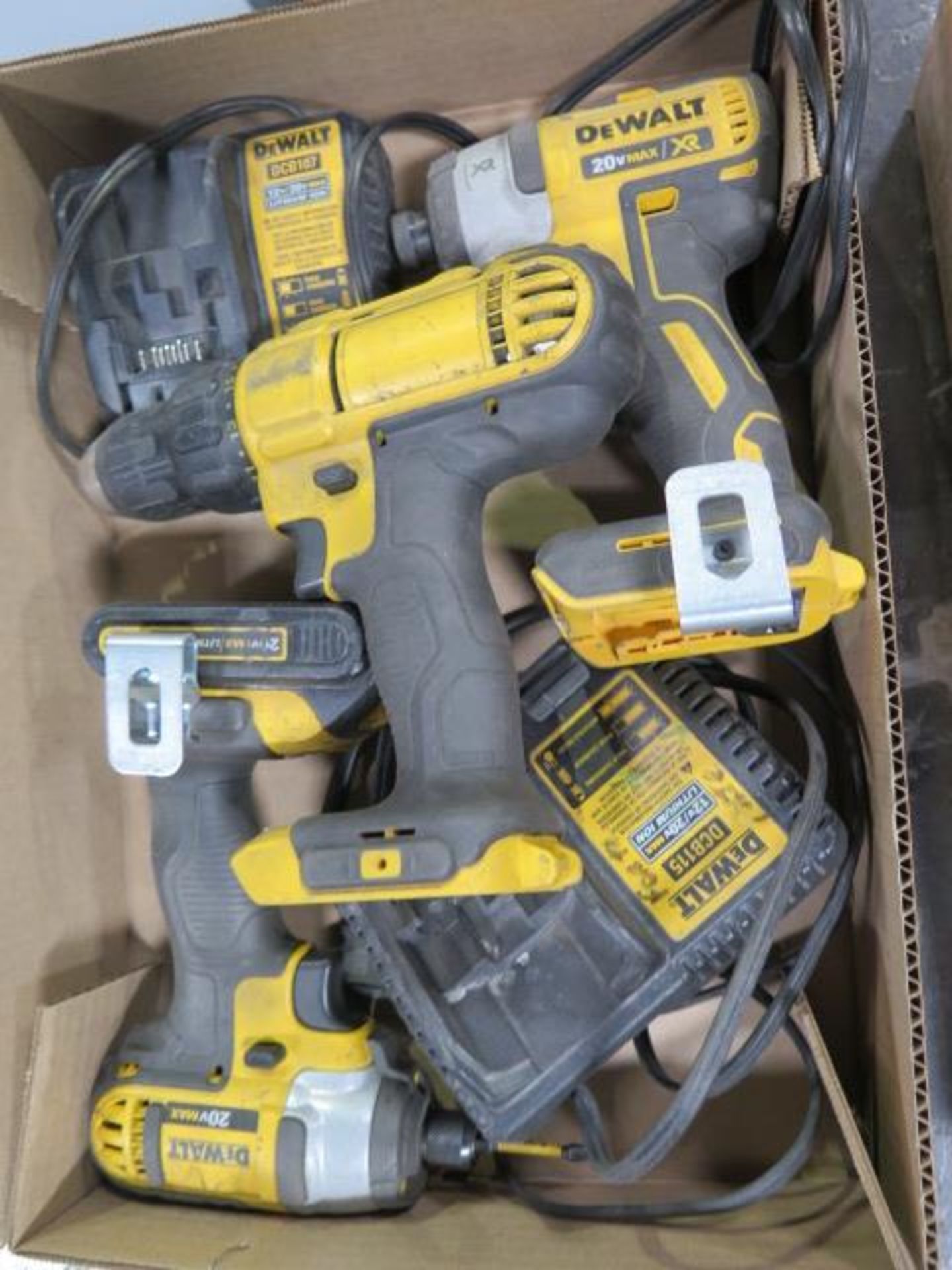 DeWalt 20 Volt Cordless Drills and Nut Drivers w/ Charger (SOLD AS-IS - NO WARRANTY) - Image 2 of 6