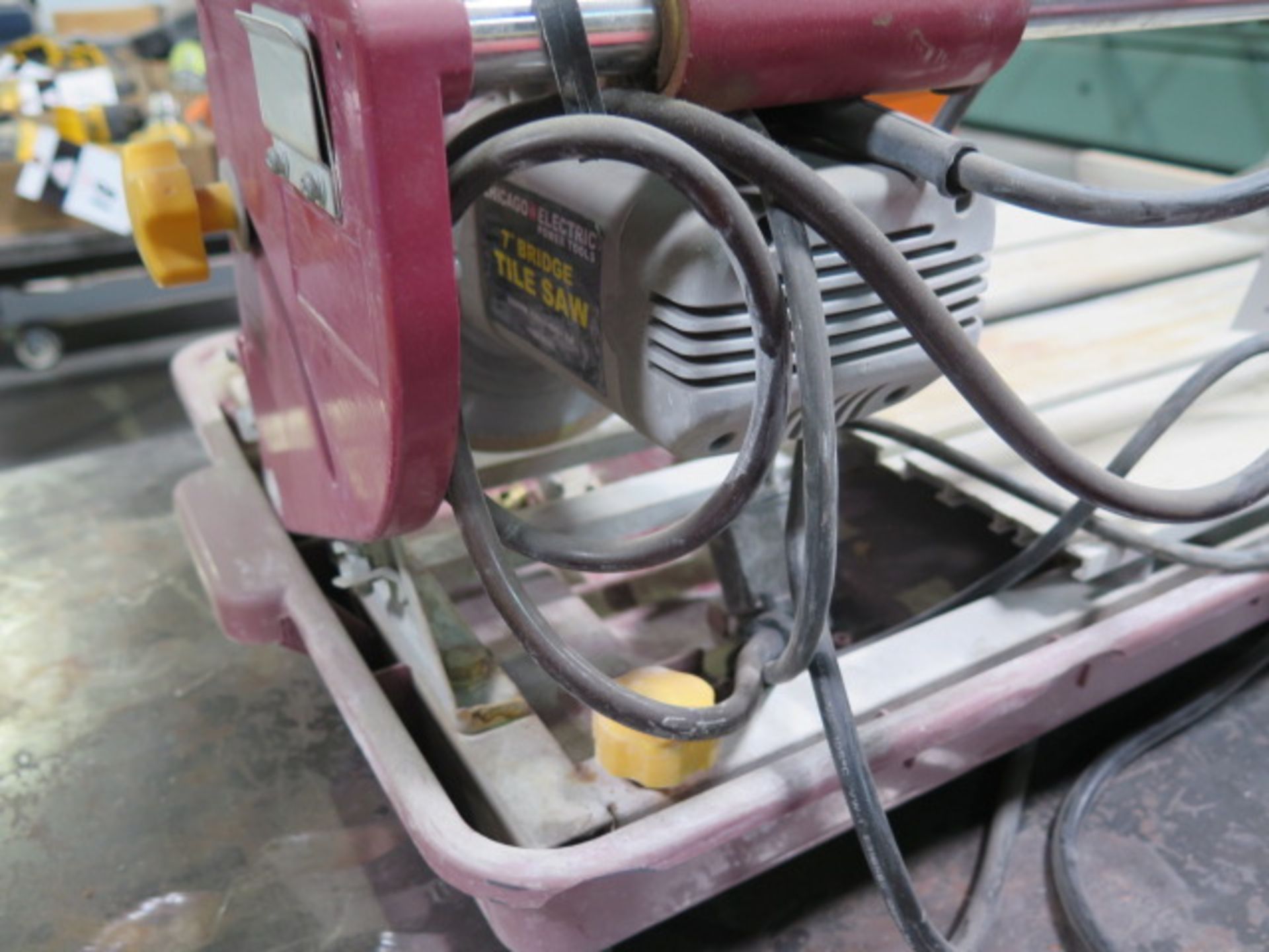 Chicago 7" Bridge Style Tile Saw (SOLD AS-IS - NO WARRANTY) - Image 3 of 7