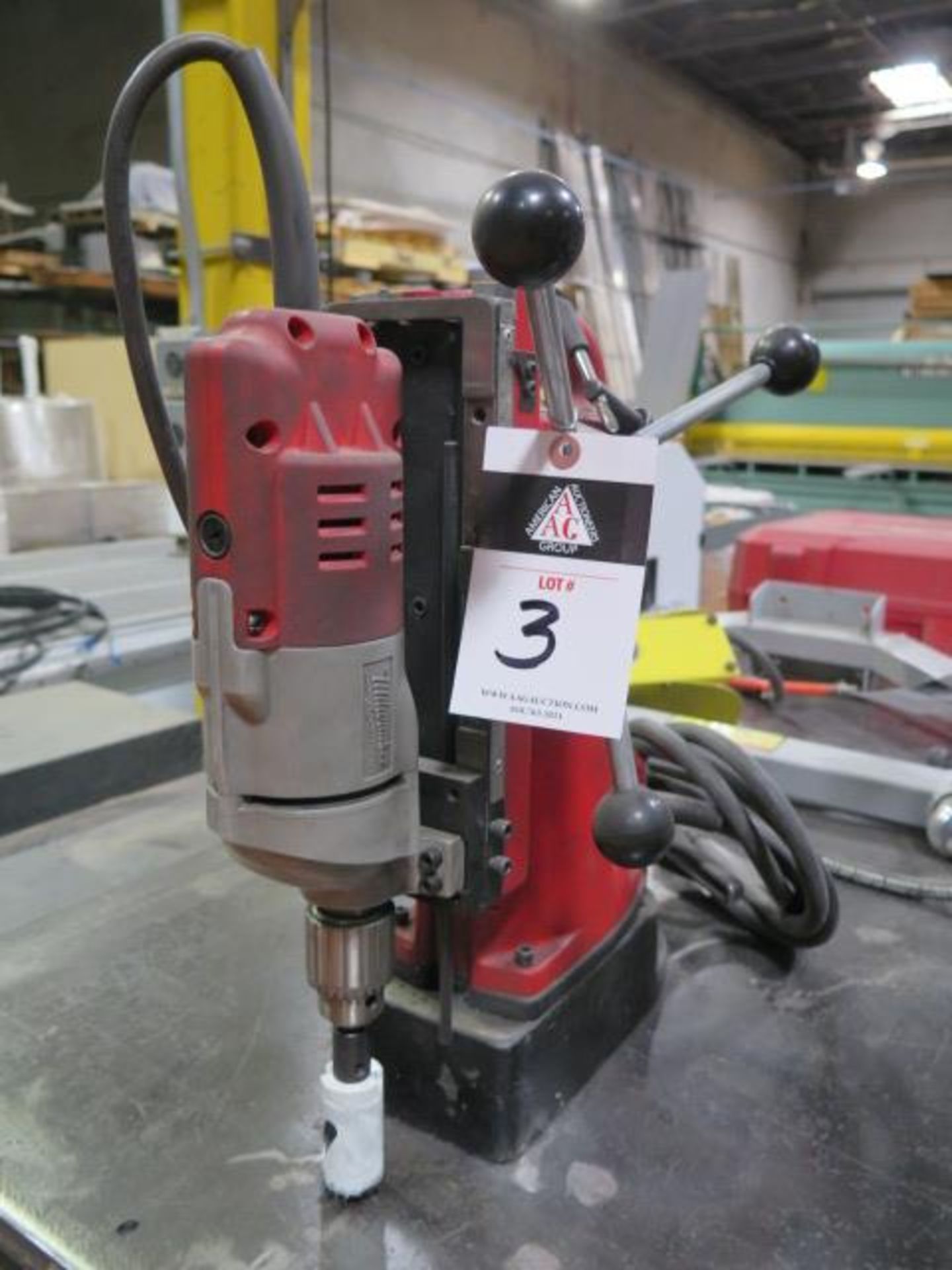 Milwaukee Magnetic Base Drill (SOLD AS-IS - NO WARRANTY)