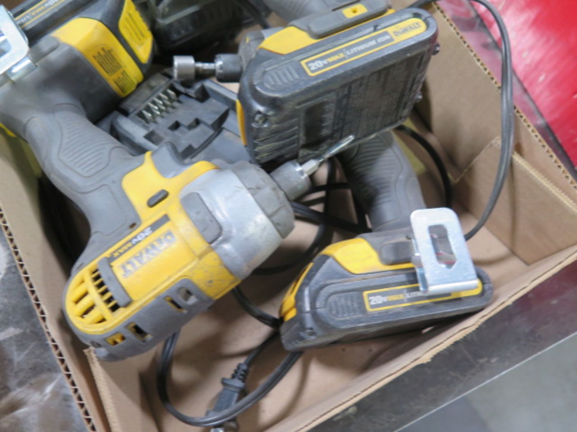 DeWalt 20 Volt Cordless Drills and Nut Drivers w/ Charger (SOLD AS-IS - NO WARRANTY) - Image 3 of 4