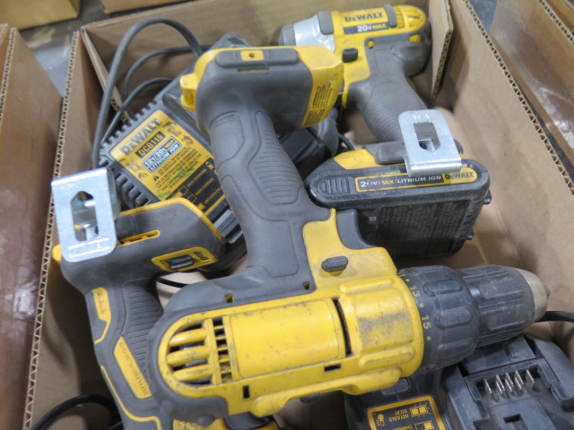DeWalt 20 Volt Cordless Drills and Nut Drivers w/ Charger (SOLD AS-IS - NO WARRANTY) - Image 5 of 6