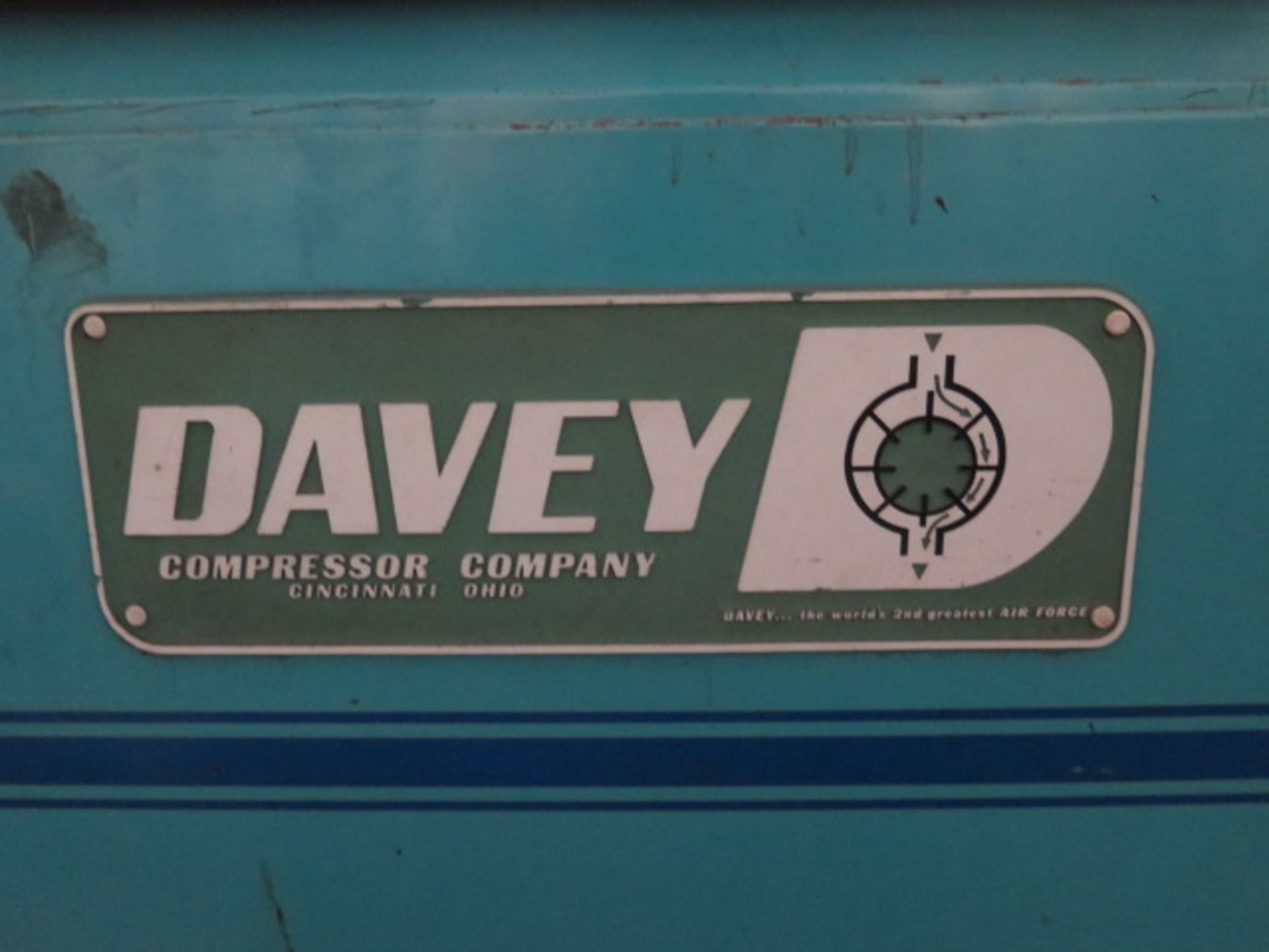 Davey "Permavane" mdl. 25BAQ 25Hp Rotary Vane Air Compressor s/n 37371 (SOLD AS-IS - NO WARRANTY) - Image 4 of 4